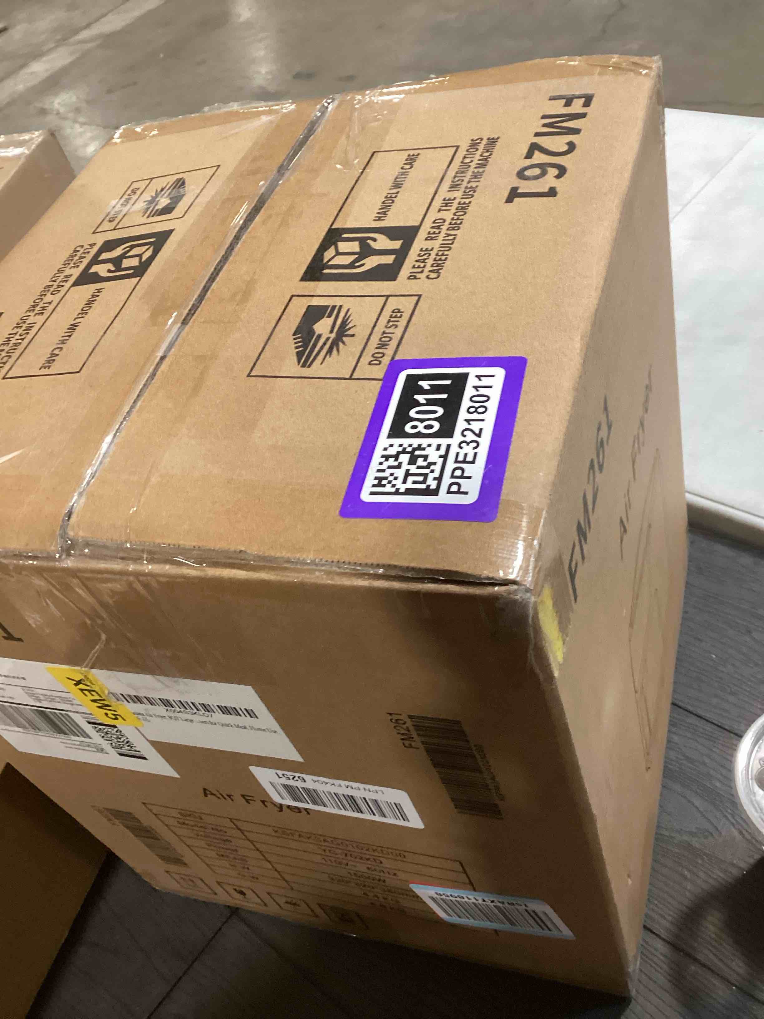 Condition photo showing Good Condition for panana air fryer, 8qt large capacity air fryer, oilless healty cooker airfryer oven with 8 presets, 1500w air fryers for quick meal, home use g-new