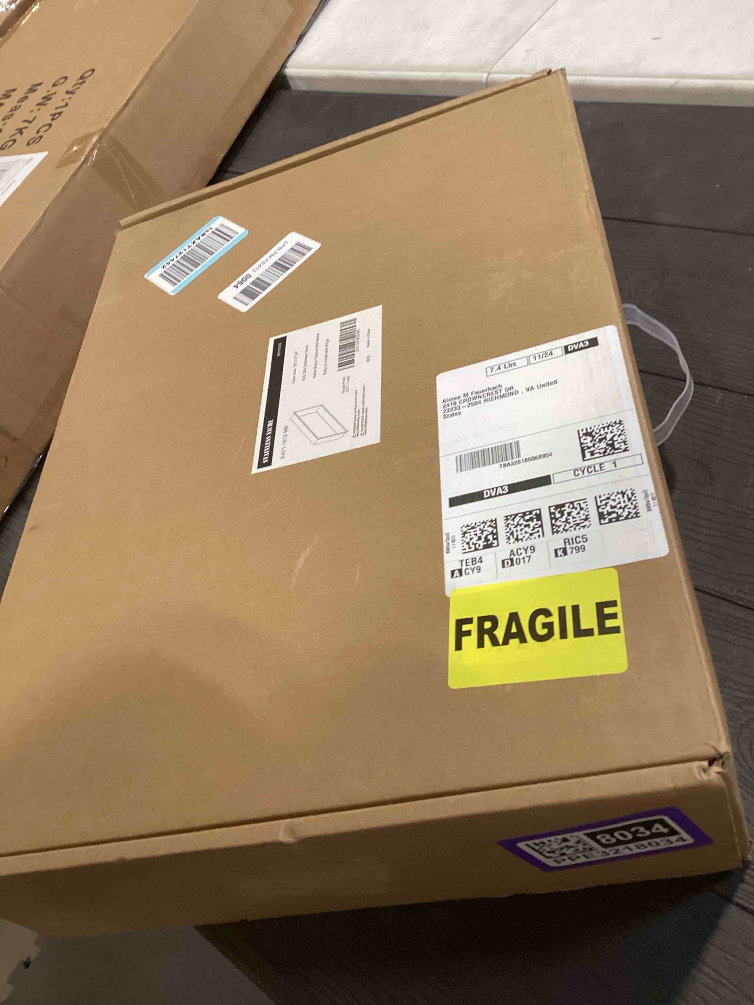 Condition photo showing Good Condition for Neodrain Shower Niche, Insert Storage Shower Shelf (Outside Size 19.1”X13.1“)(Inner Size 18"X12"), Stainless Steel Wall Niche No Tiled Recessed Shelf for Storage, Matte Black Matte Black 18X12In