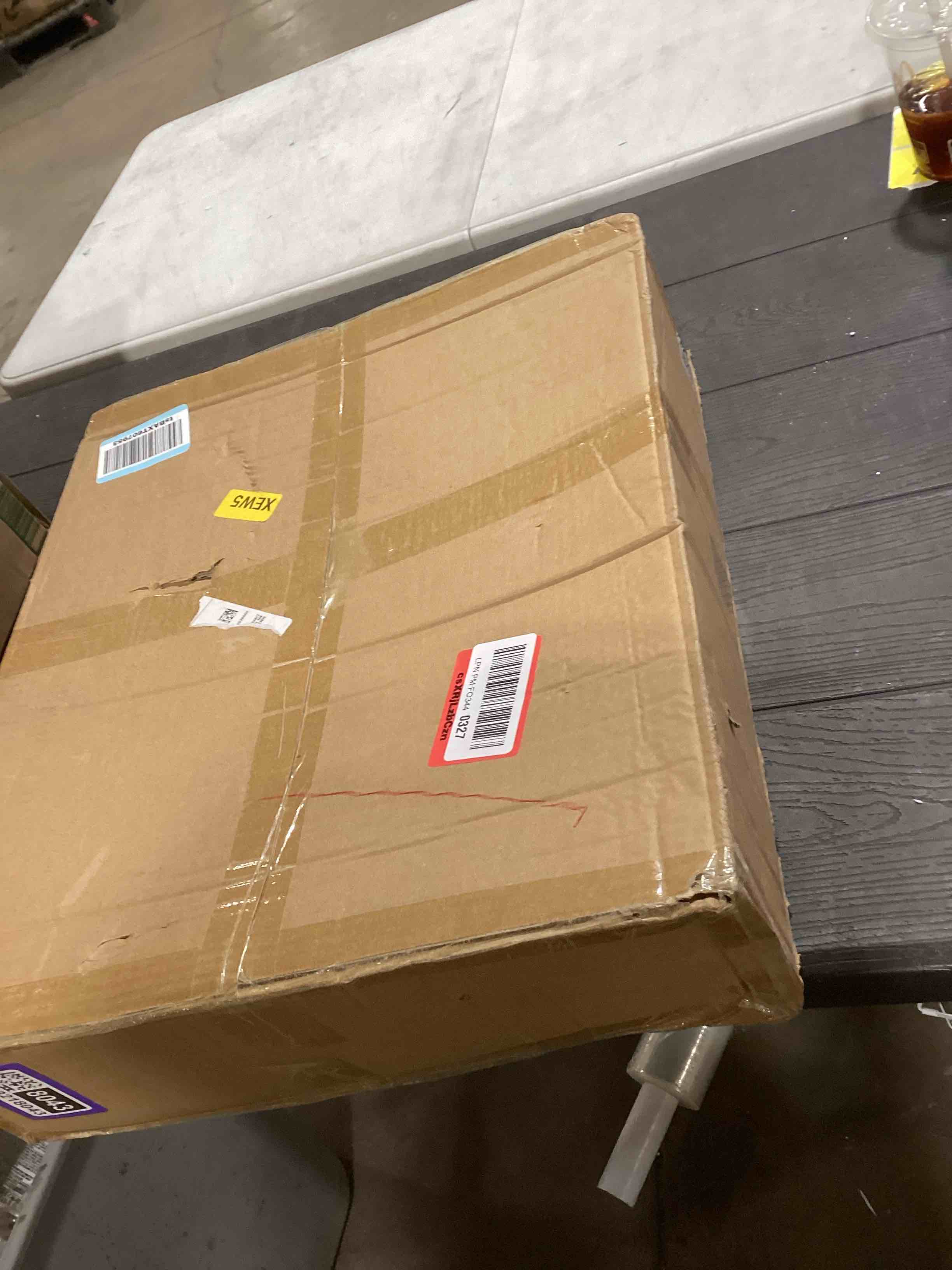 Condition photo showing Good Condition for Whiskey Display Shelf,Whiskey Shelf Wall Mounted,Rustic Bourbon Shelf,Space-Saving Whiskey Barrel Decor for Vintage Wine Bar and Home Decor