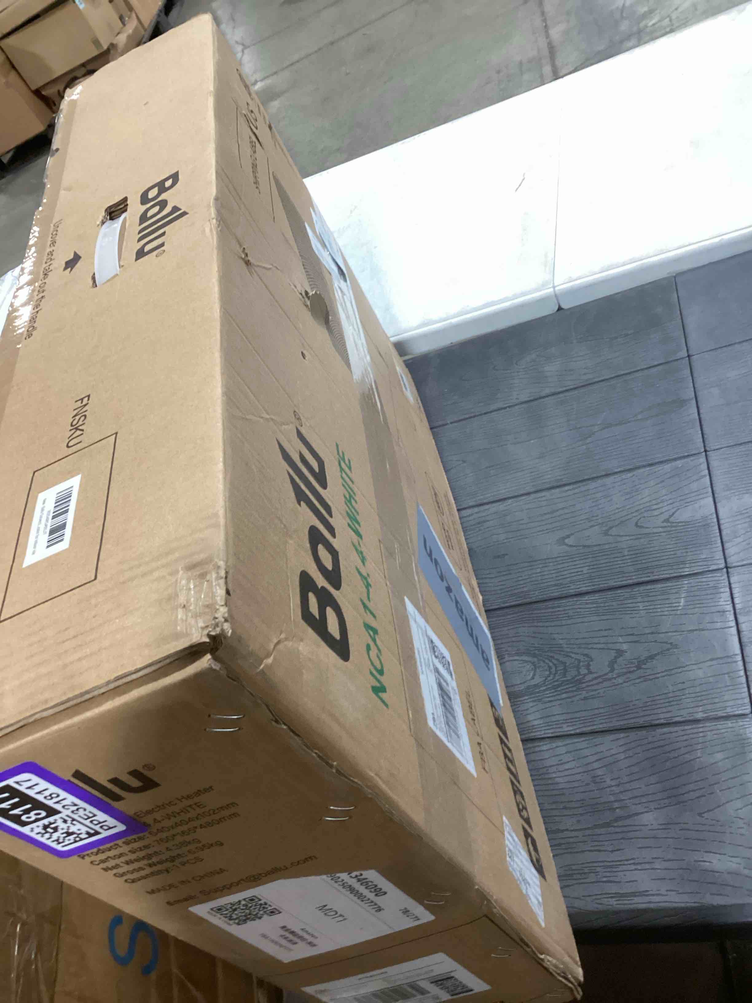 Condition photo showing As Is for Ballu Convection Panel Space Heater for Large Room,1500W Electric Heater with Programmable Thermostat,WiFi App Control,Standing or Wall Mount,Smart Quiet Heater for Indoor Use,Works with Alexa,White