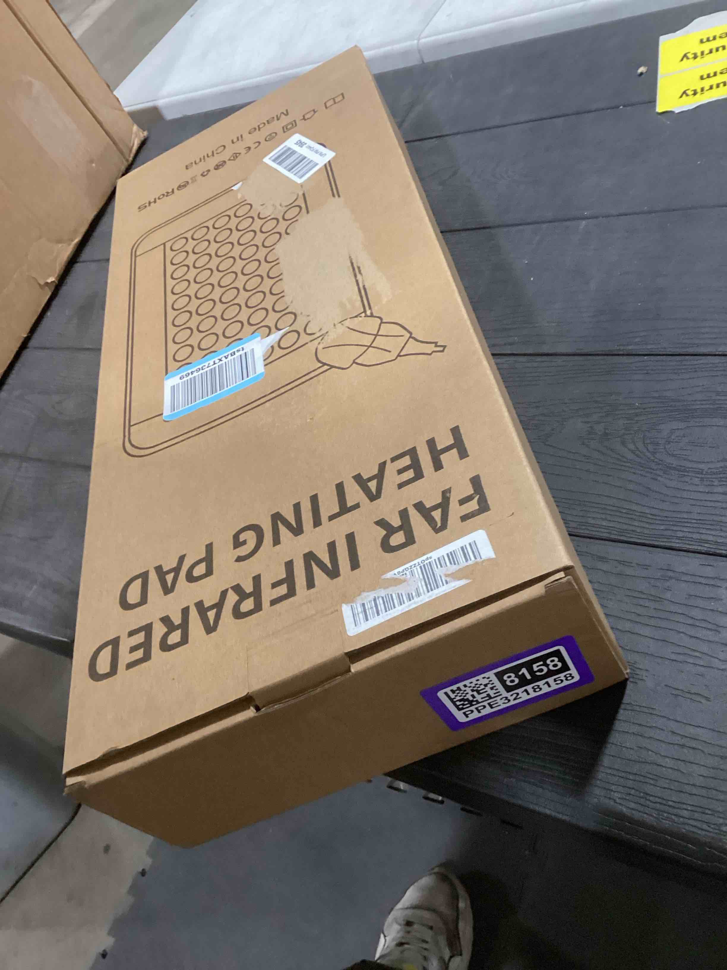 Condition photo showing Good Condition for Far Infrared Heating Pad, Natural Jade and 2 Different Tourmaline Heating Pad, Electric Heating Pads for Back Neck Shoulders and Abdomen, Auto Shut Off Function (41.5" X 24")