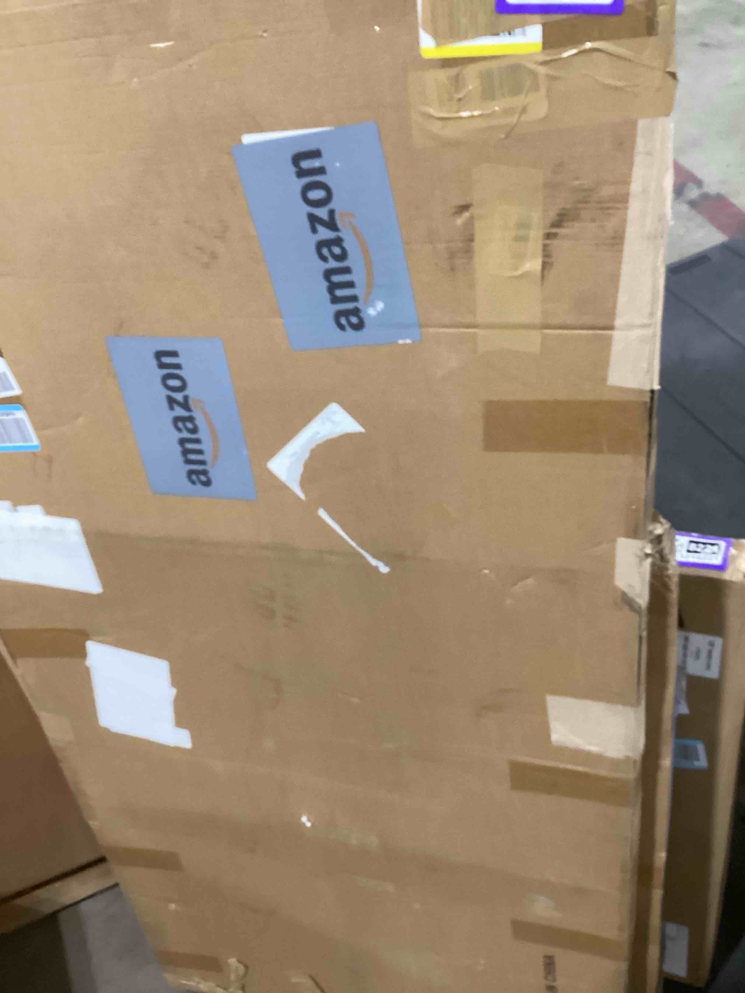 Condition photo showing As Is for YJYart Abstract Canvas Wall Art with Gold Foil Modern Black Oil Paintings Graffiti Wall Art for Living Room Bedroom Kitchen Office Wall Decorations 30" x 60" 29"x58" Grey