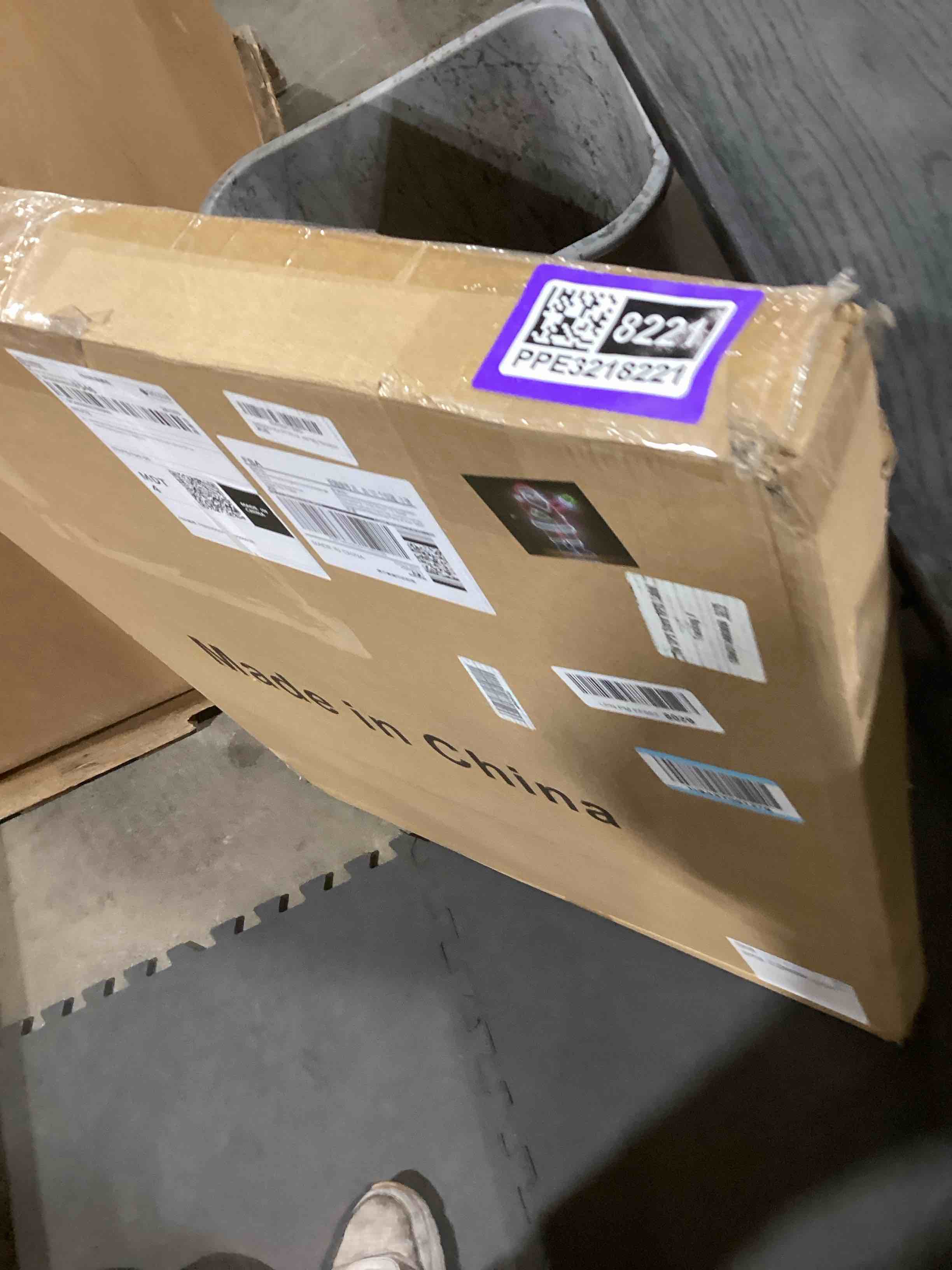 Condition photo showing Good Condition for 5FT 273 LED Santa Claus Light, Colorful Neon Light Sign Animated Christmas Decoration for Indoor Outdoor Yard Home Garden Christmas Festival Party Decoration