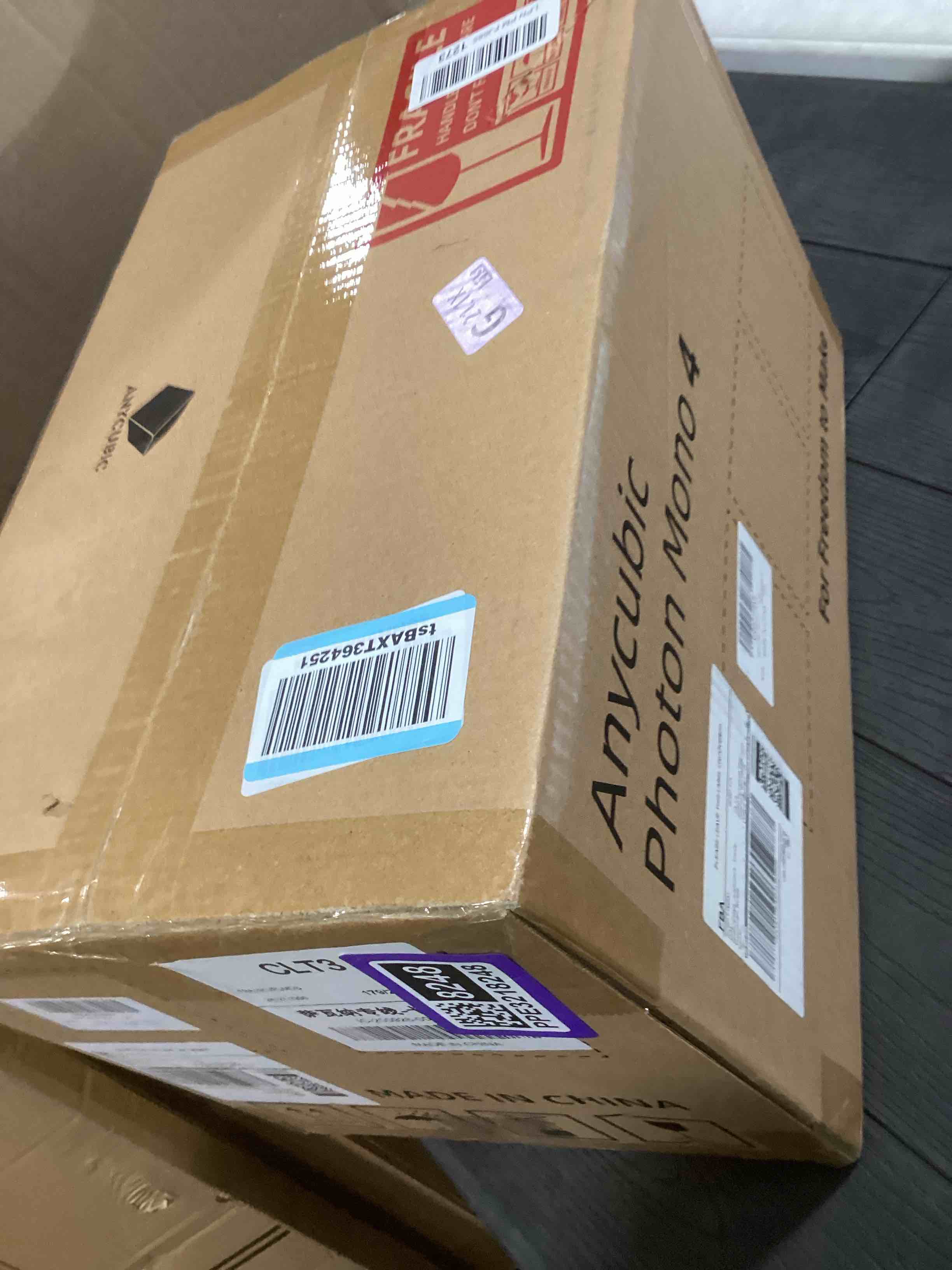 Condition photo showing As Is for ANYCUBIC Photon Mono 4, Resin 3D Printer with 7'' 10K Mono LCD Screen, Stable LighTurbo Light Source and 70mm/h Fast Printing, Print Volume 6.04'' x 3.42'' x 6.49''