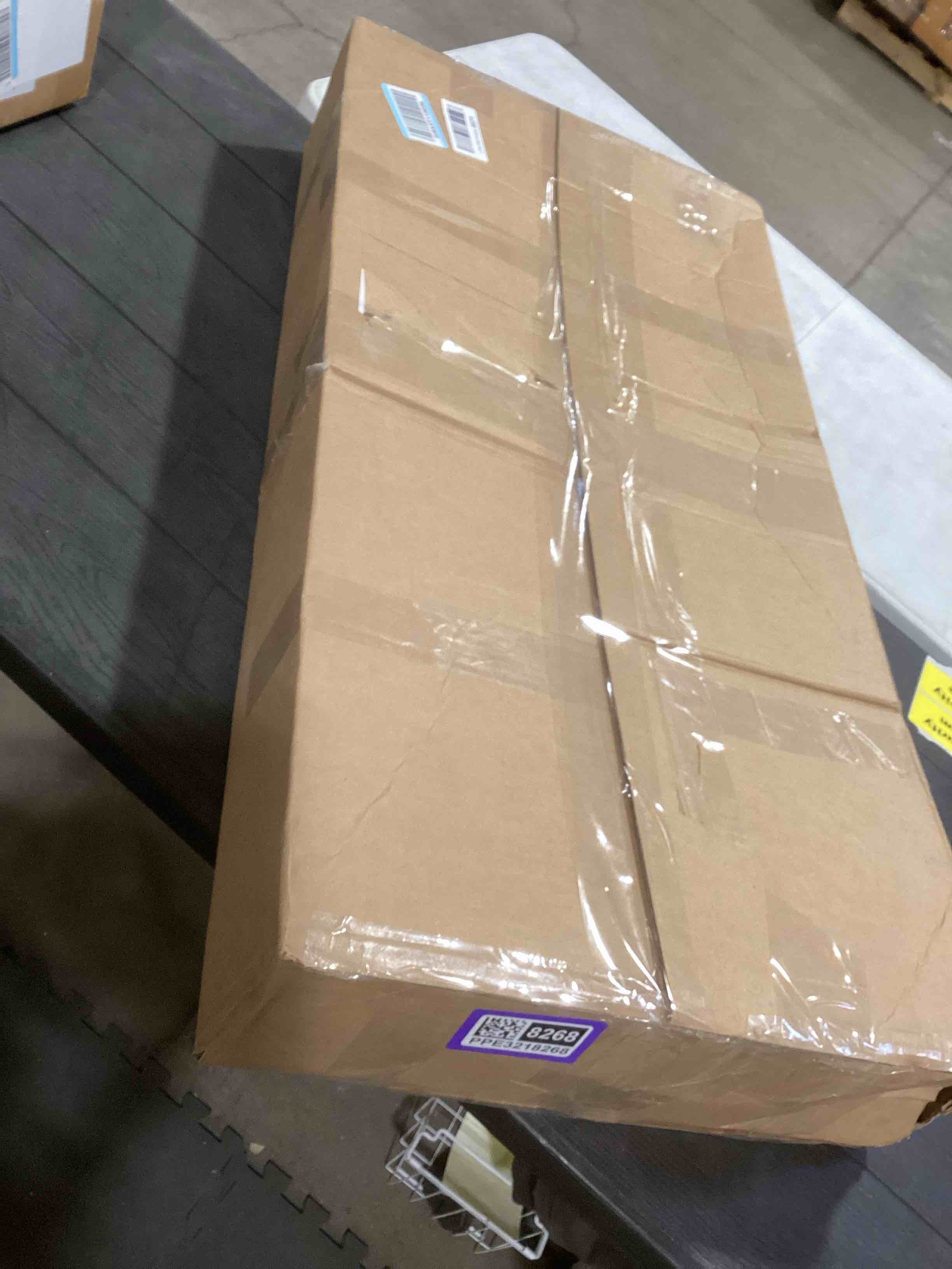 Condition photo showing Good Condition for Whitmor Utility Folding Shopping Cart, 115L Heavy Duty Grocery Cart with Double Basket, 360° Swivel Wheels, Foldable Rolling Utility Trolley, 110 Lbs Capacity for Grocery, Laundry, Travel, Sliver 21.29"L x 21.65"W x 36.2"H, Sliver