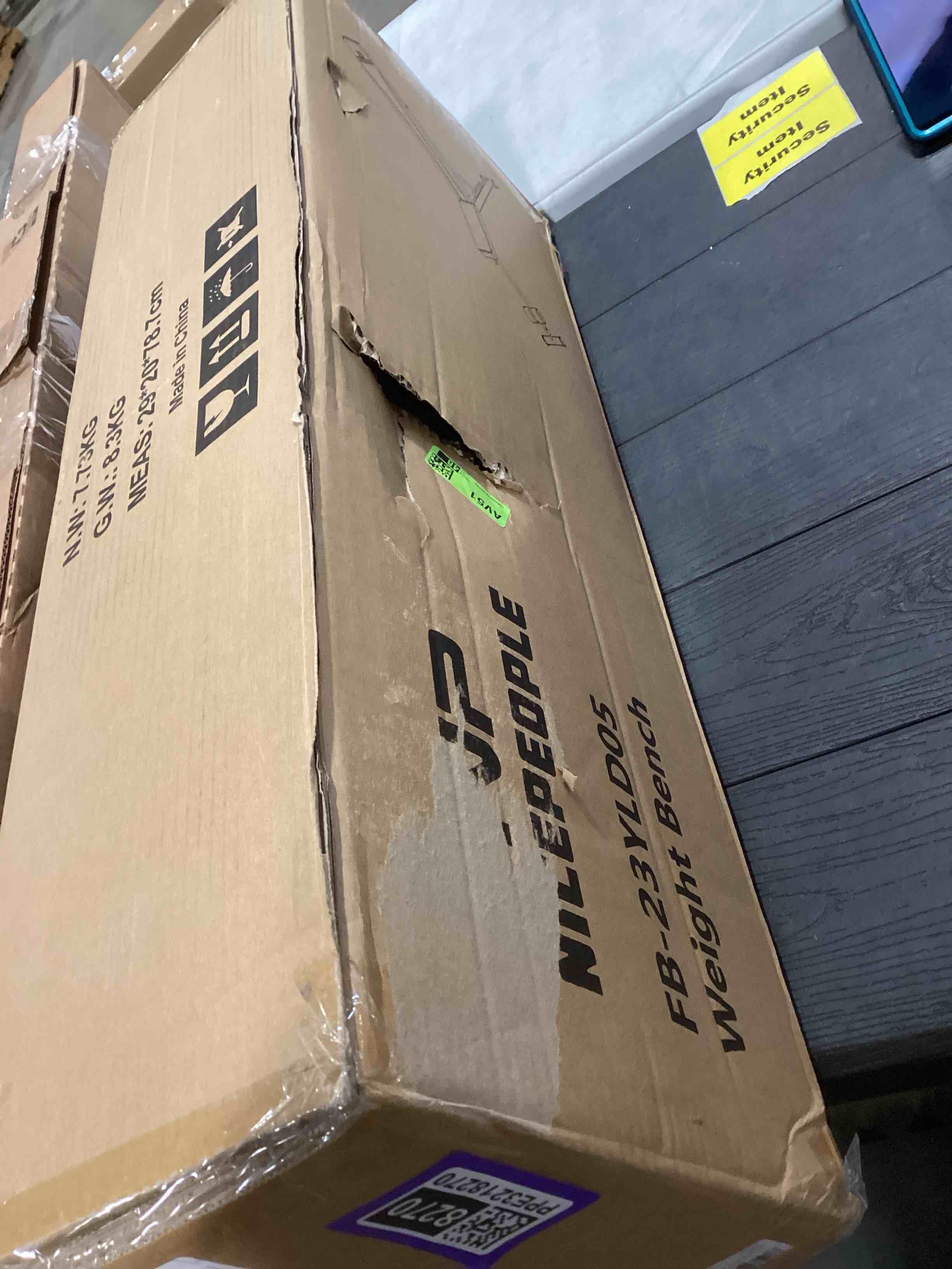 Condition photo showing Good Condition for NICEPEOPLE Basic Weight Bench for Home Gym, 8 Backrests Adjustable Bench with 660LBS Weight Capacity for Chest Shoulders Arms Muscles, Foldable and Compact for Small Space Apartment Room