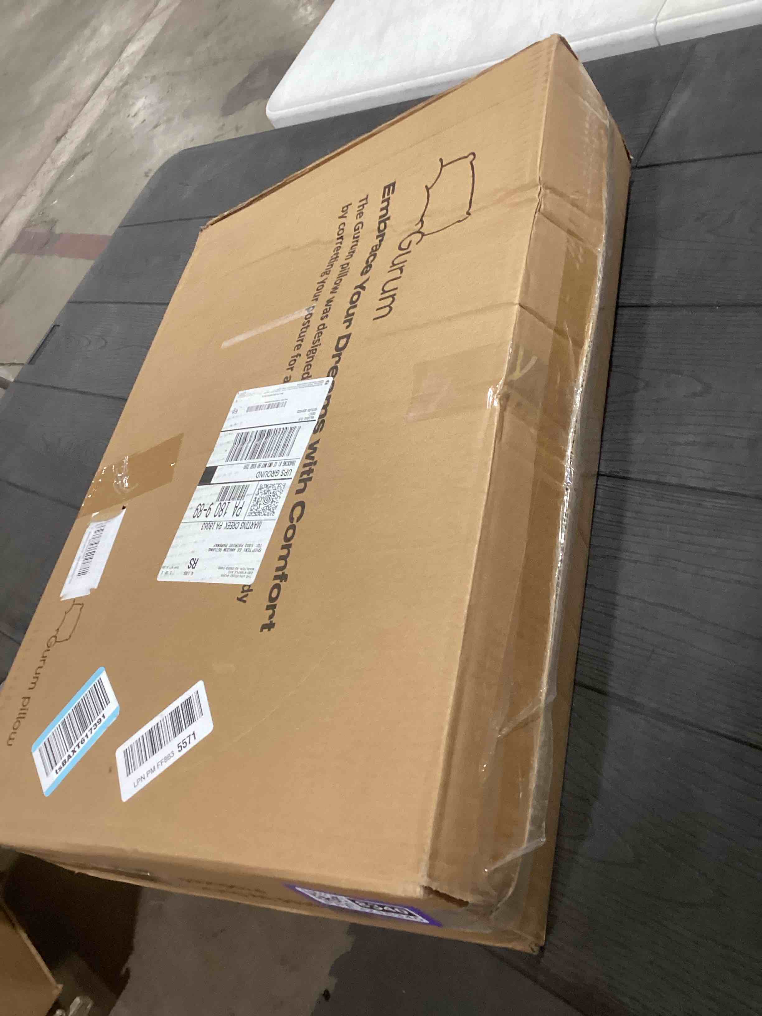 Condition photo showing Good Condition for Gurum Premium Latex Pillow, 100% Latex, Organic Cotton, Ergonomic Design, Bed Pillows, Neck Support, Relieves Pressure, Neck and Shoulder Pain