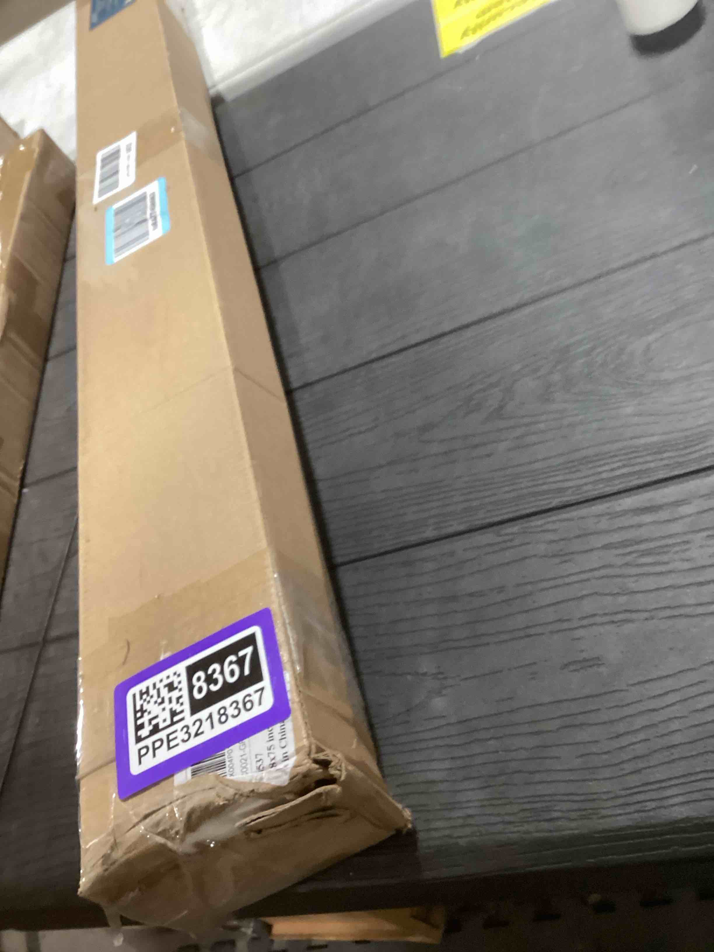 Condition photo showing Good Condition for Joydeco Cordless Zebra Blinds for Windows, Dual Layer Light Control Window Blinds with Light-Proof Aluminum Cover, Free-Stop Roller Shades for Home & Office (Grey,38" W x 75" H) Upgrade- Grey (Aluminum Cover) 38"W x 75"H