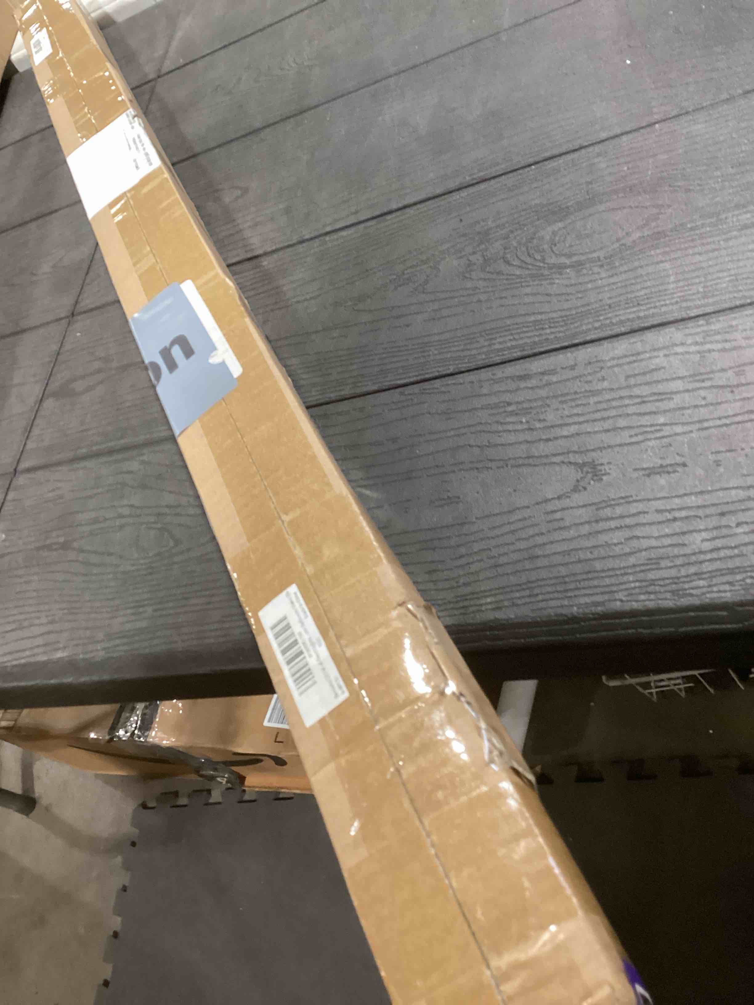 Condition photo showing Good Condition for Besseto LED Wall Panel Lights Black,Wood Slat Wall Panel Strip Light,3000K Touchable Switch Dimmable LED Recessed Lighting for Living Room Bedroom Bathroom Stairs (Black-8PCS)