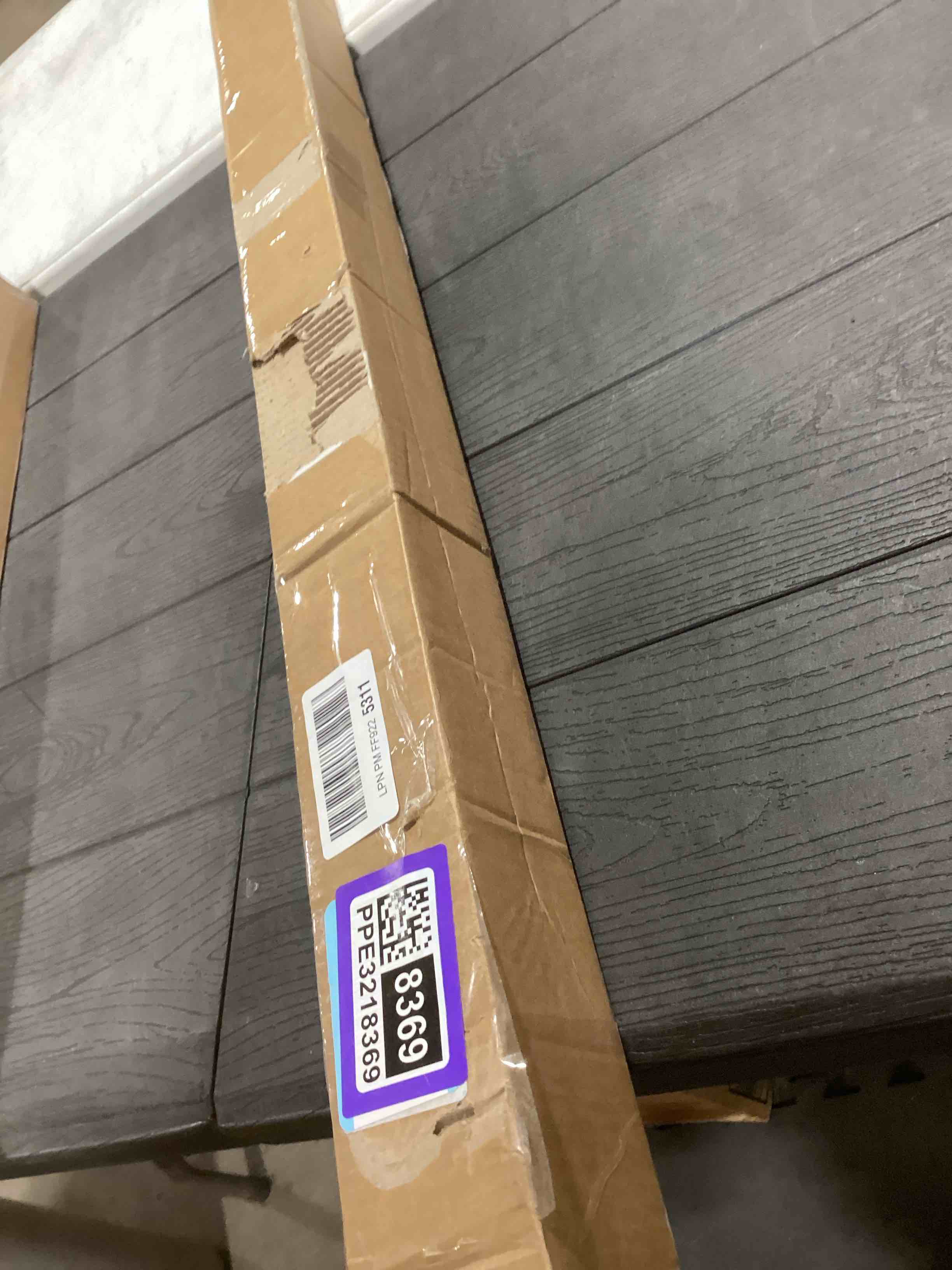 Condition photo showing As Is for LazBlinds No Drill Cordless Pleated Shades with Suction Cups Light Filtering Top Down Bottom Up Pleated Blinds for Window Glass Size 46 5/8" W × 48" H, White White 46 5/8" W × 48" H