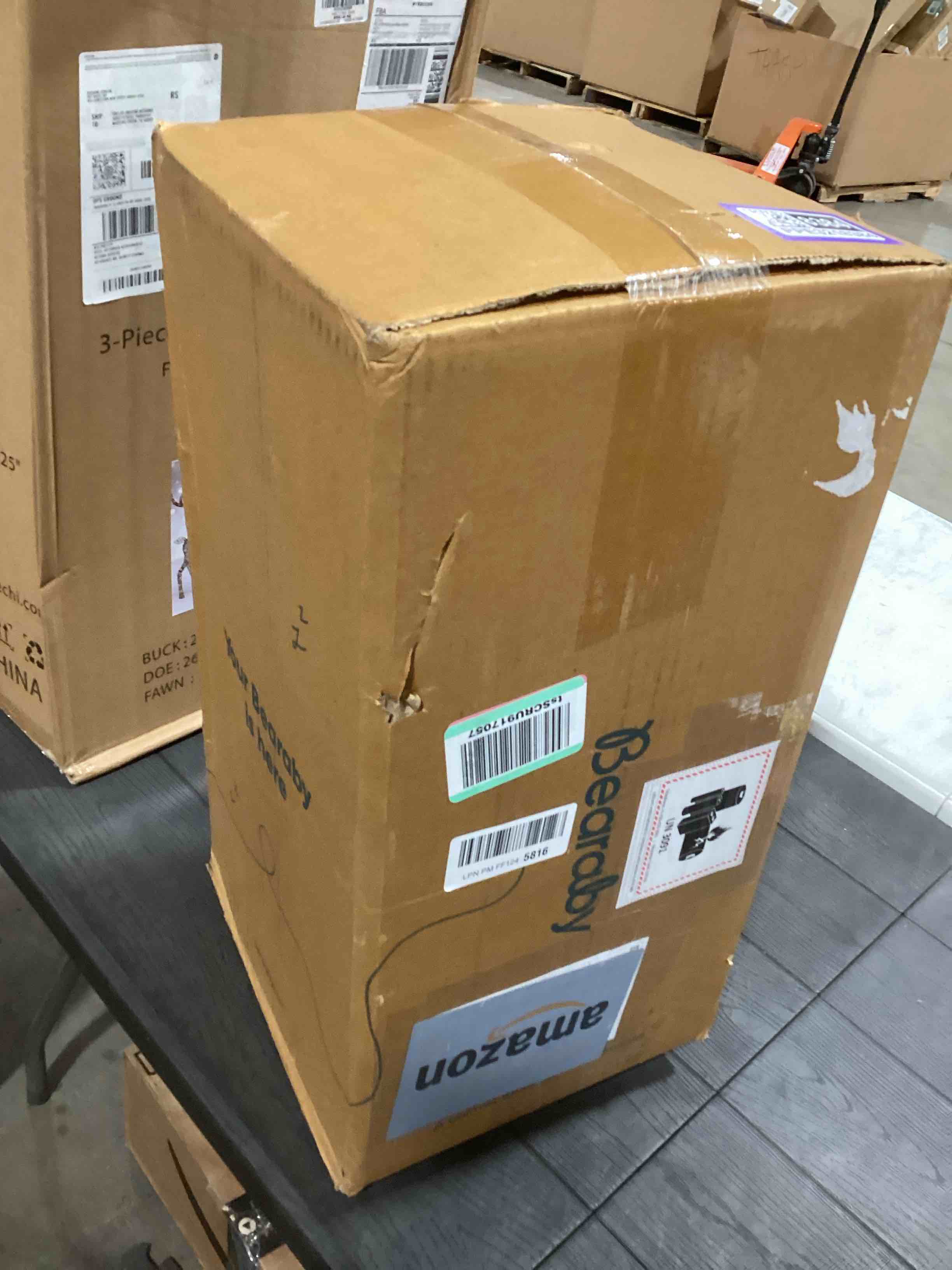 Condition photo showing As Is for Dreo Space Heater for Large Room, 23 Inch Electric Heaters for Indoor Use, 8 Safe Protection Tower, 70° Oscillation, PTC Ceramic with Thermostat and Remote, Quiet, 12H Timer, Bedroom, Office