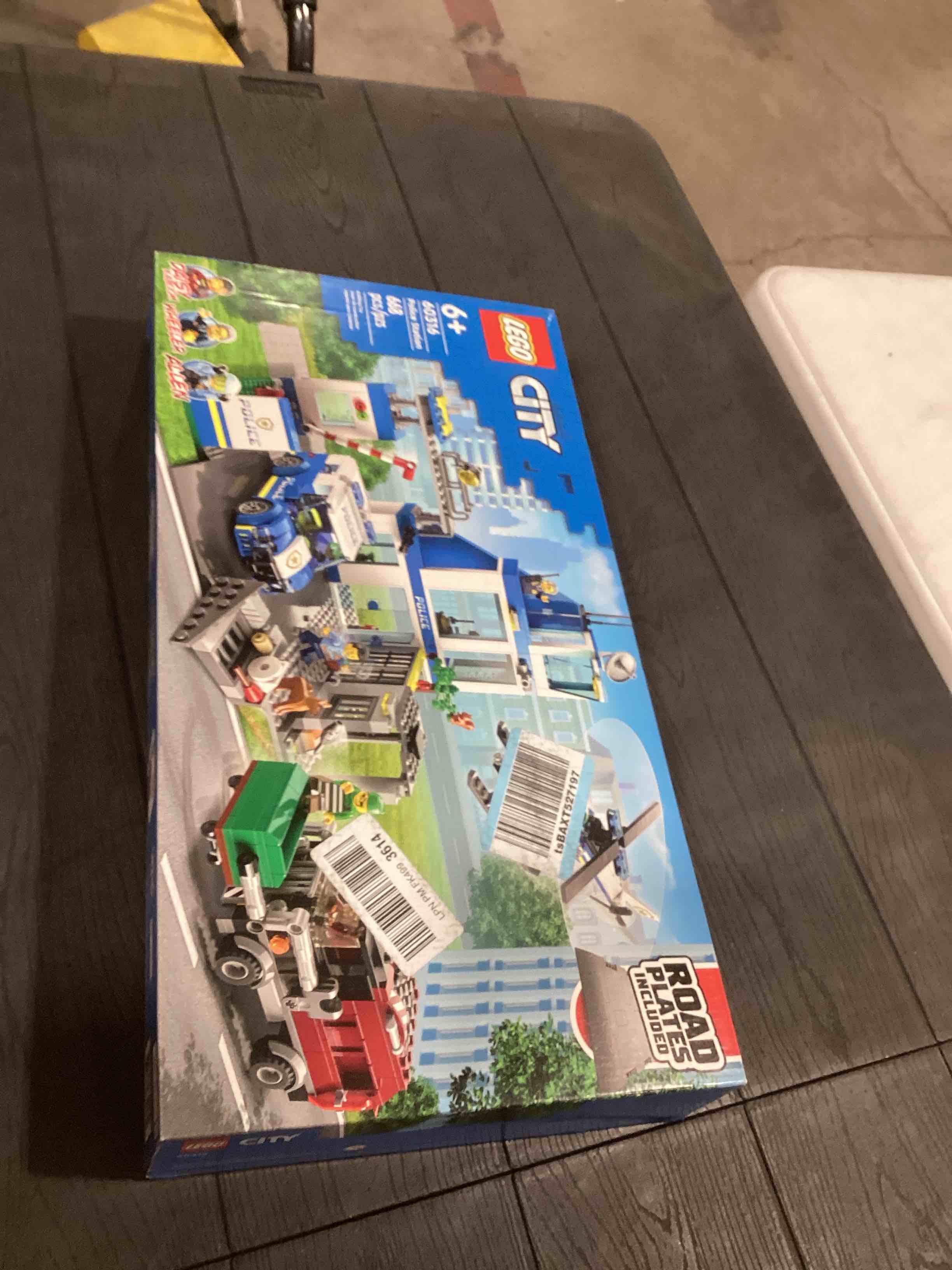 Condition photo showing New/Like New for LEGO City Police Station with Van, Garbage Truck & Helicopter Toy 60316, Gifts for 6 Plus Year Old Kids, Boys & Girls with 5 Minifigures and Dog Toy Standard Packaging