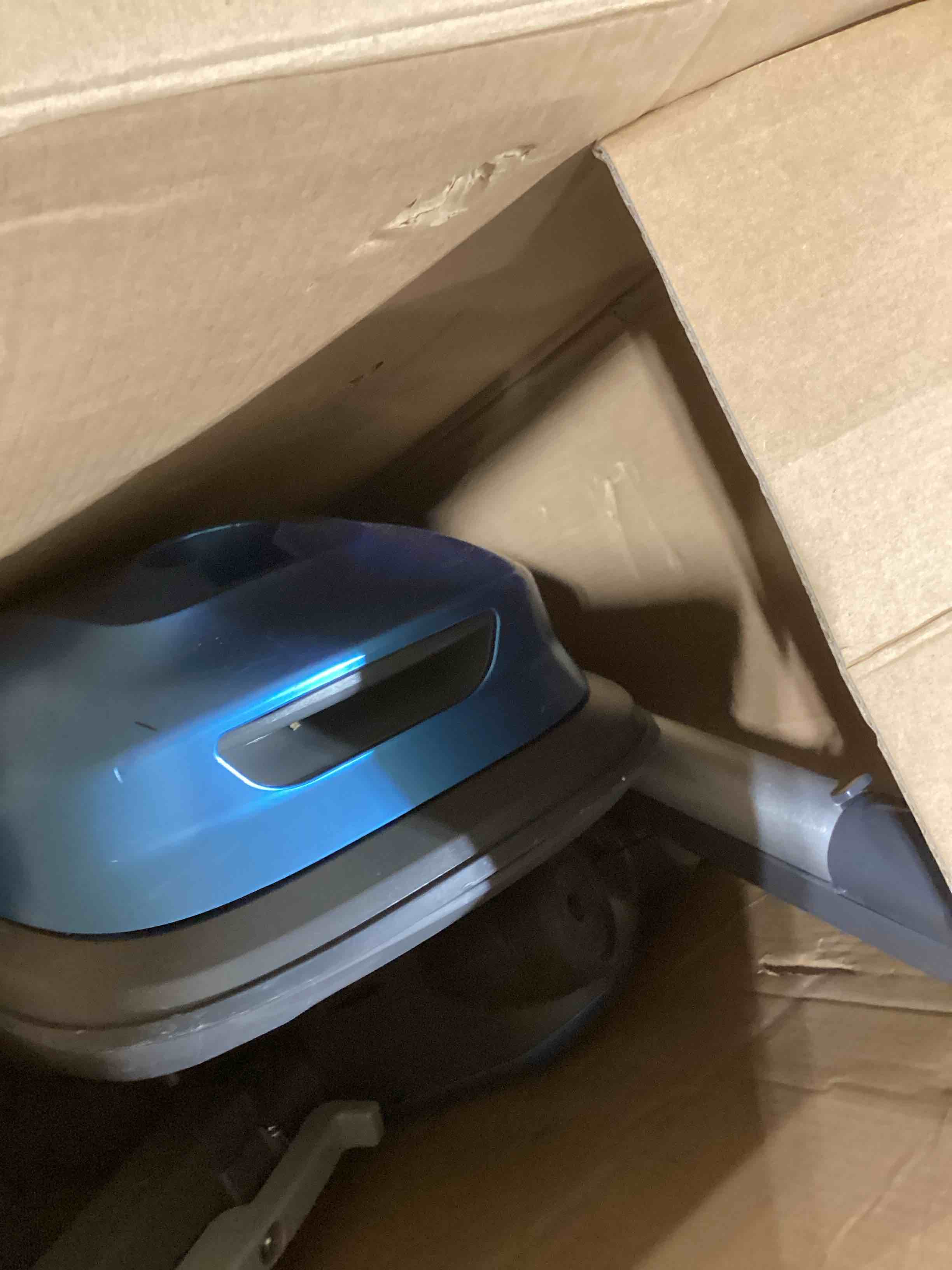 Condition photo showing As Is for Kenmore BC3005 Pet Friendly Lightweight Bagged Canister Vacuum Cleaner with Extended Telescoping Wand, HEPA, 2 Motors, Retractable Cord, and 4 Cleaning Tools, Blue
