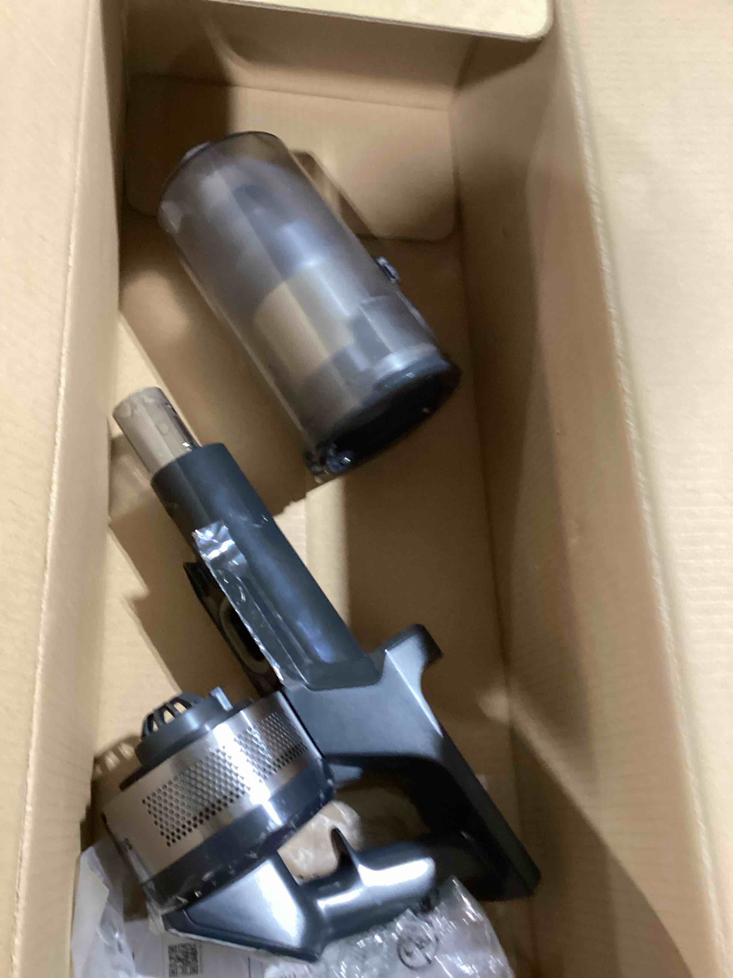 Condition photo showing As Is for SAMSUNG Jet 60 Pet Cordless Stick Vacuum Cleaner w/ Removable Battery, Advanced Floor Cleaning, Jet Fit Brush to Clean Hardwood, Carpet and Tile, Lightweight Design, VS15A6032R7, Rose Gold