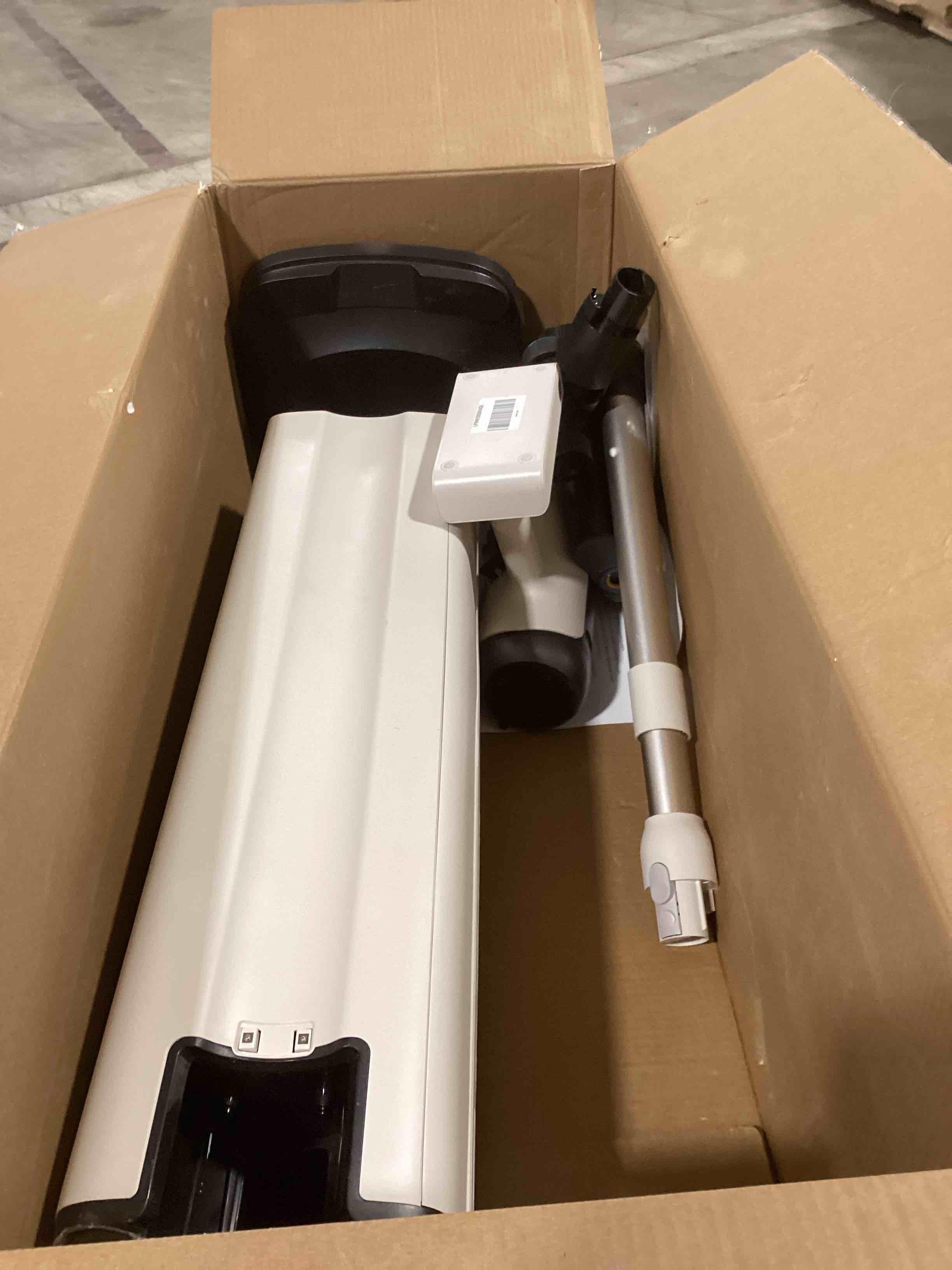 Condition photo showing As Is for roborock H60 Hub Pro Cordless Stick Vacuum Cleaner with Auto-Empty Dock, 170AW Suction for Carpets and Pet Hair, Vacuum Cleaners with 80-Min Runtime, Anti-Tangle Brush, 140° Green LED Dust Detection