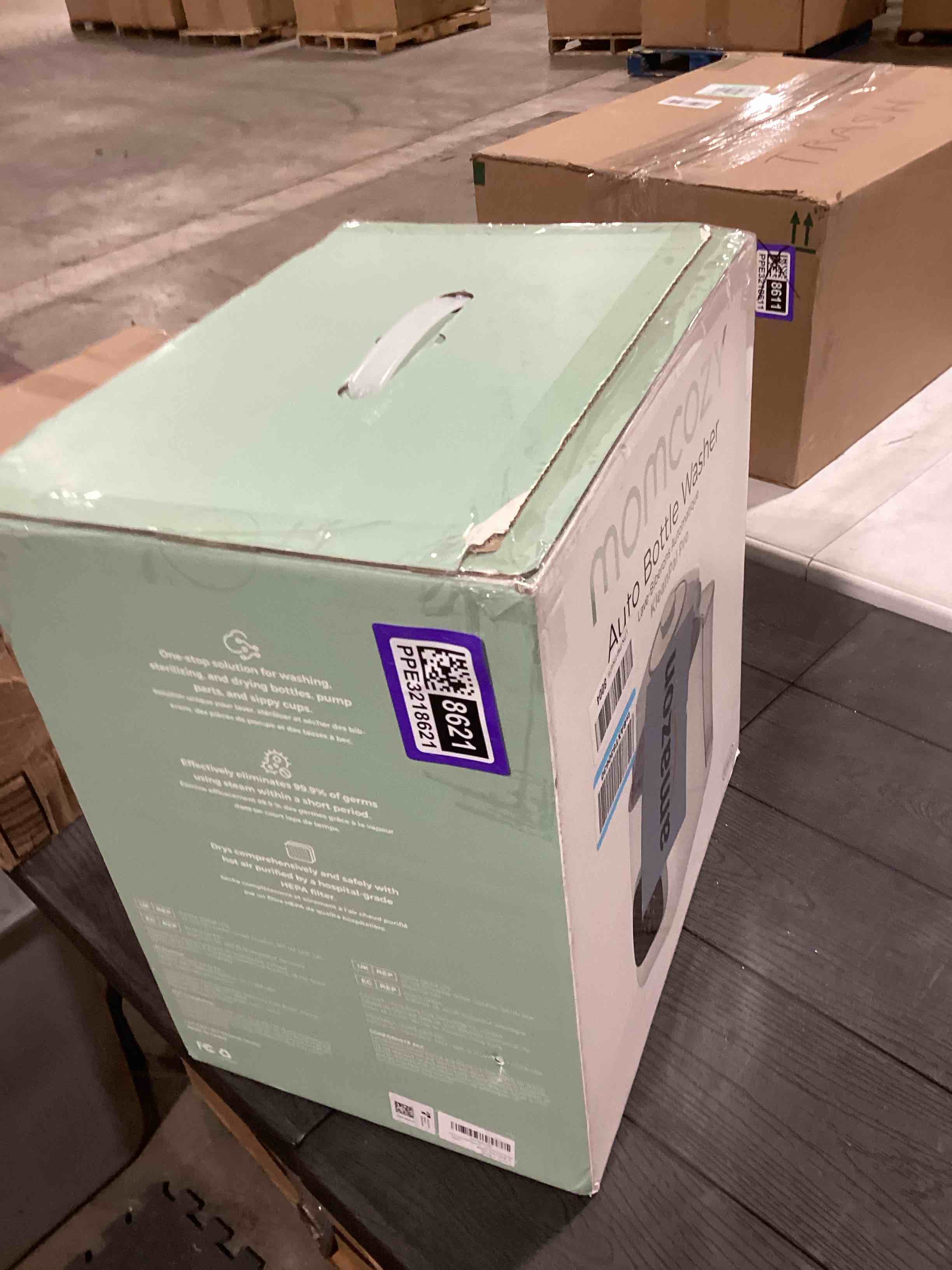 Condition photo showing As Is for Momcozy KleanPal Pro Baby Bottle Washer, Sterilizer & Dryer - All-in-One Cleaning Machine for Bottles, Pump Parts & Baby Essentials - Time-Saving & Effortless Care
