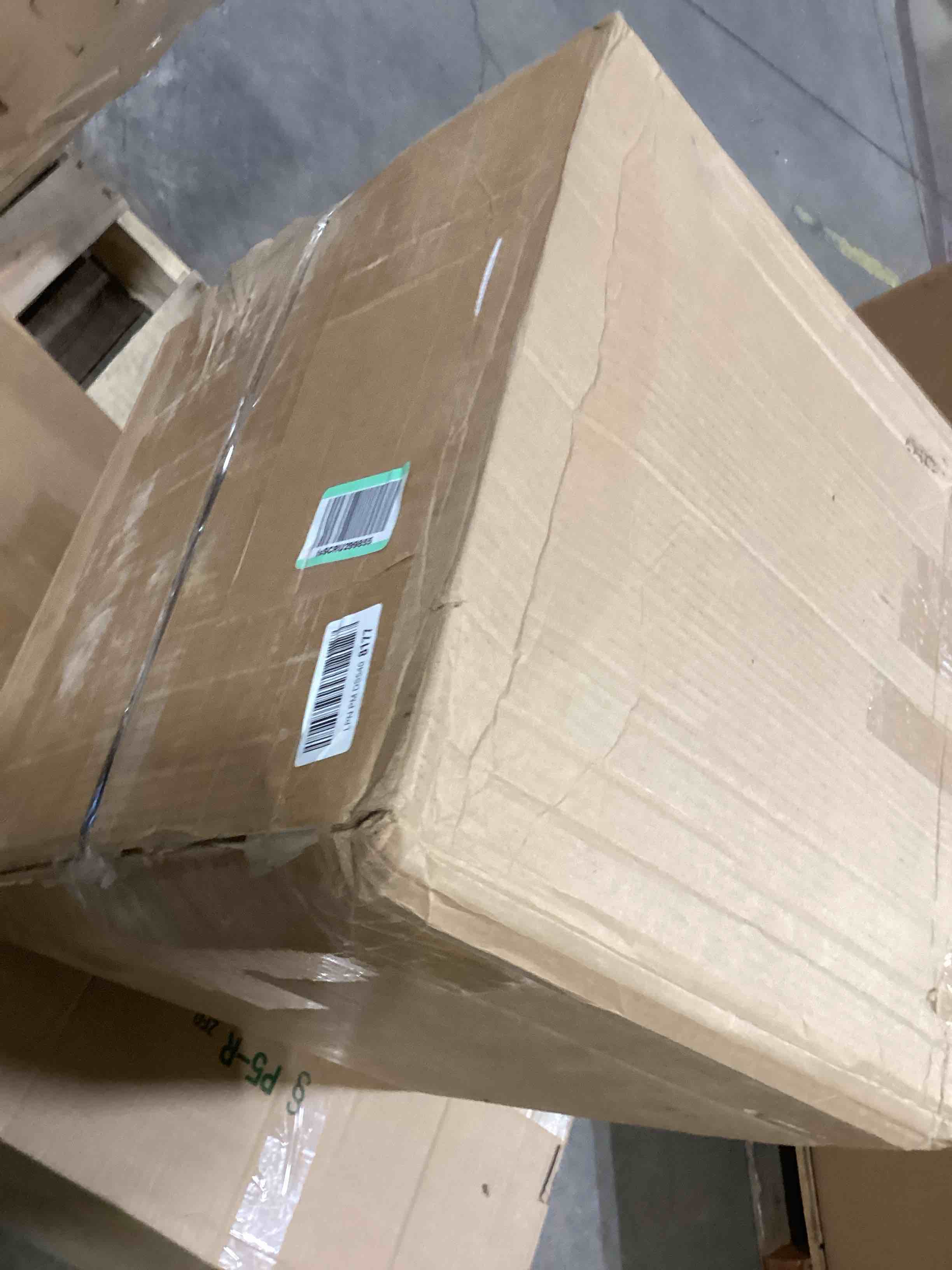 Condition photo showing As Is for Frigidaire EFIC237 Countertop Crunchy Chewable Nugget Ice Maker, 44lbs per day, Black Stainless