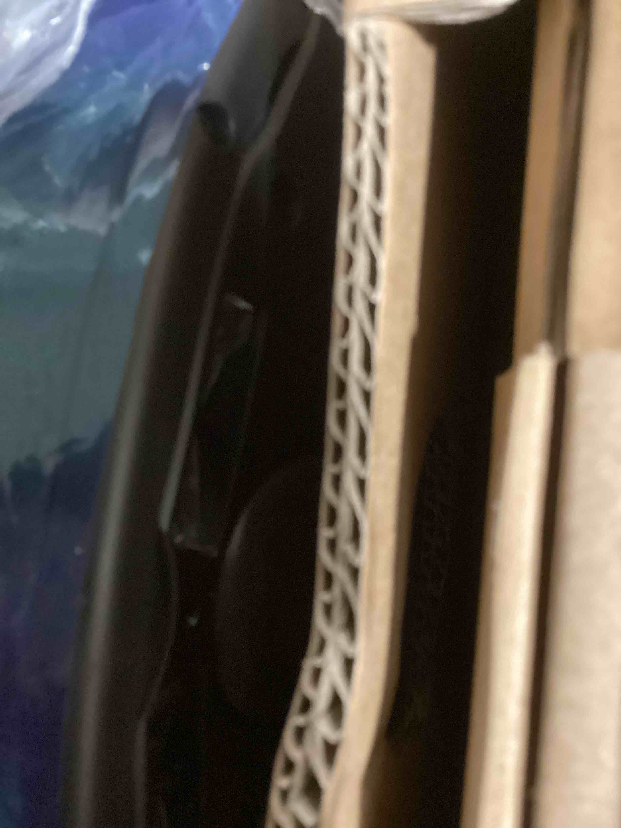 Condition photo showing As Is for Damaged…JUST PARTS..Shark Matrix Plus 2in1 Robot Vacuum & Mop with Sonic Mopping, Matrix Clean, Home Mapping, HEPA Bagless Self Empty Base, CleanEdge, for Pet Hair, WiFi, Compatible with Alexa, Black/Gold (AV2613WA) Wet&Dry Self-Empty (60 Day)(Black/Gold)