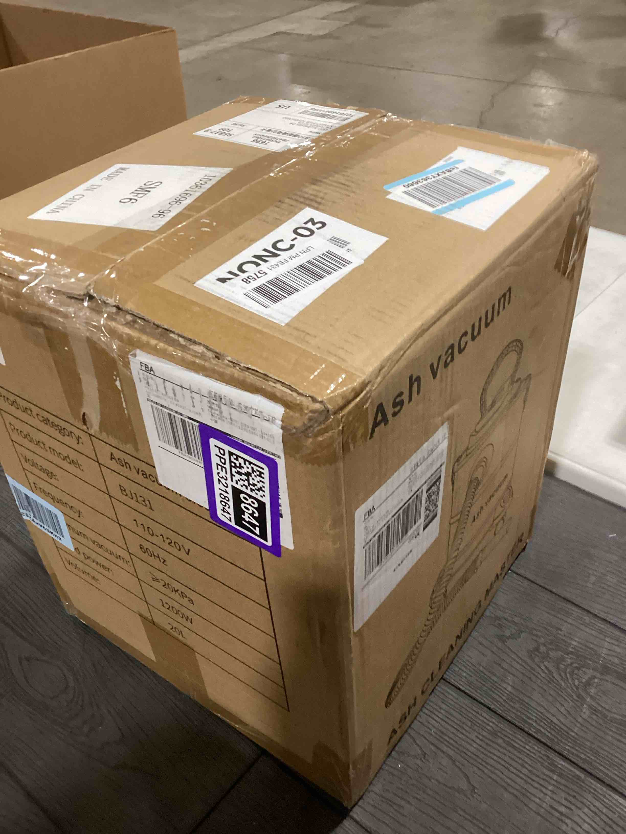 Condition photo showing As Is for Ash Vacuum, Pellet Stove Vacuum Cleaner, 5.3 Gallon, 20kPa, 1200W Powerful Motor with Blower Function, On Wheels and HEPA Filter, The Ash Vacuum for Pellet Stoves & Wood Stoves