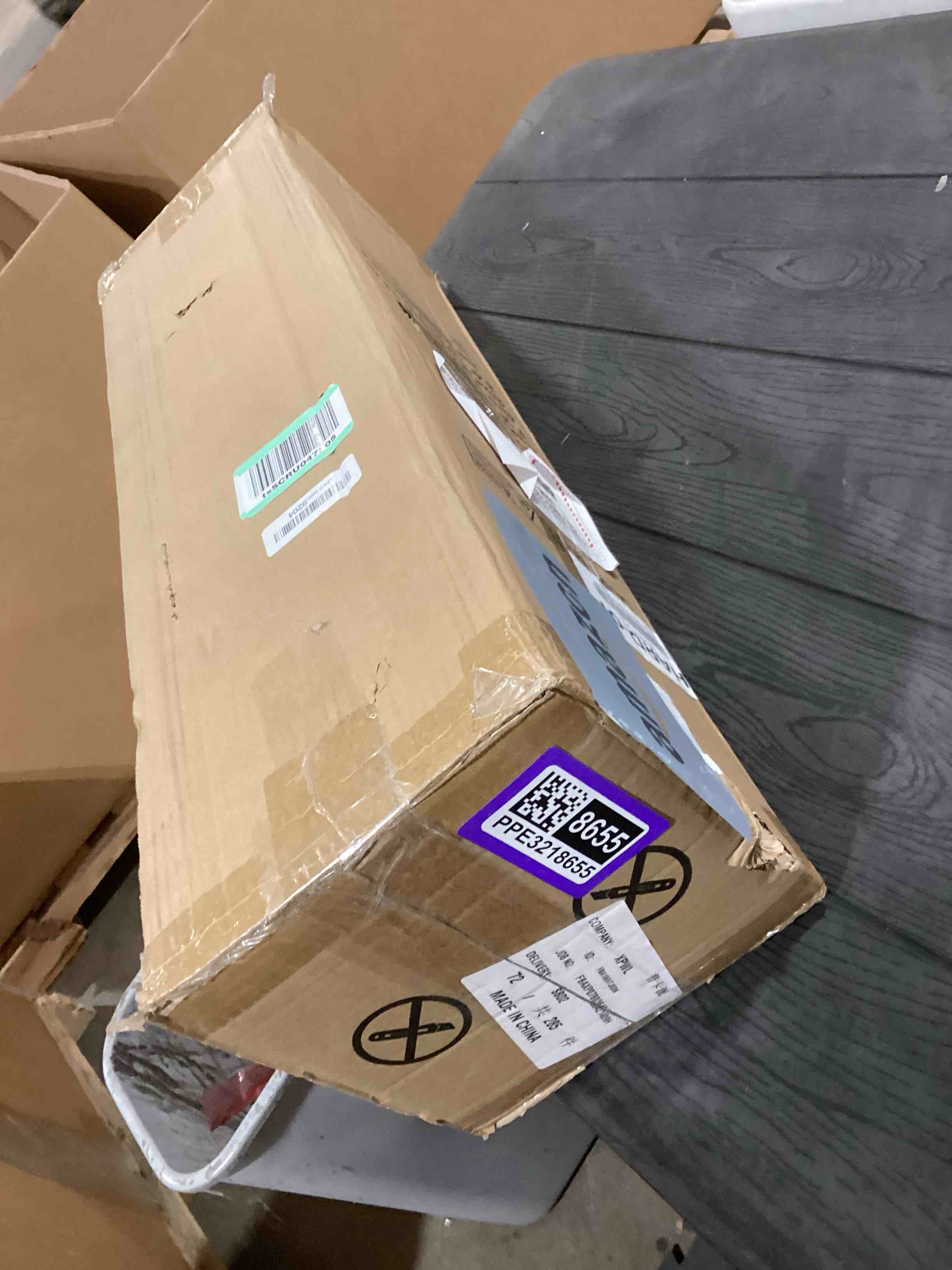 Condition photo showing Good Condition for Solar Floor Lamp,Outdoor Floor Lamp,Solar Lanterns Outdoor Waterproof,Solar Powered Resin Wicker Lamp,Weather-Resistant Rattan Deck Light for Porch, Garden,Patio,Deck Cindy