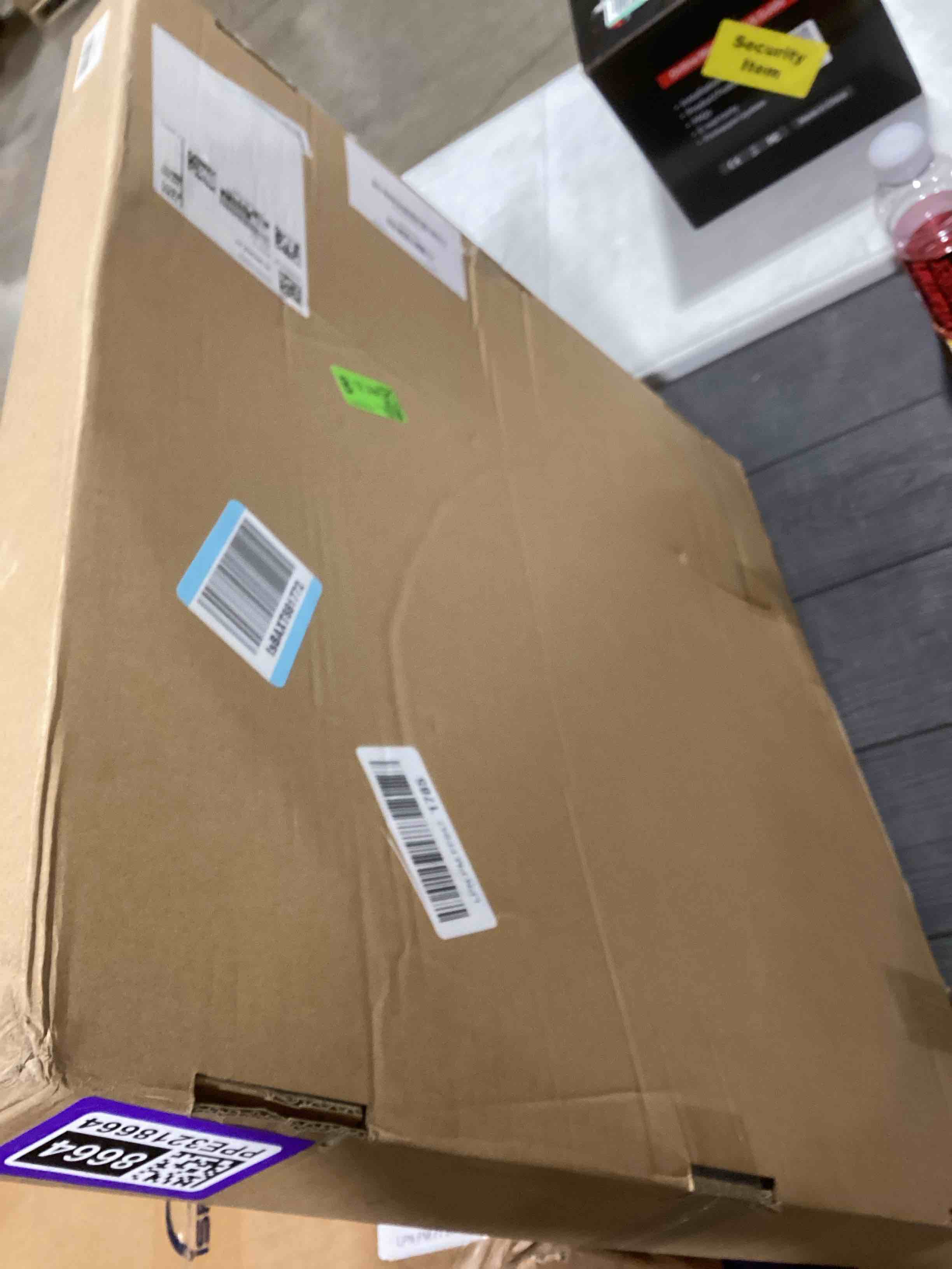 Condition photo showing Good Condition for Farmhouse Oak 24" Lazy Susan Turntable Organizer for Cabinet, Round Wooden Lazy Susan Organization and Storage for Dining Table, Pantry, Kitchen, Countertop, Cupboard,Home Decor, Walnut Walnut 24