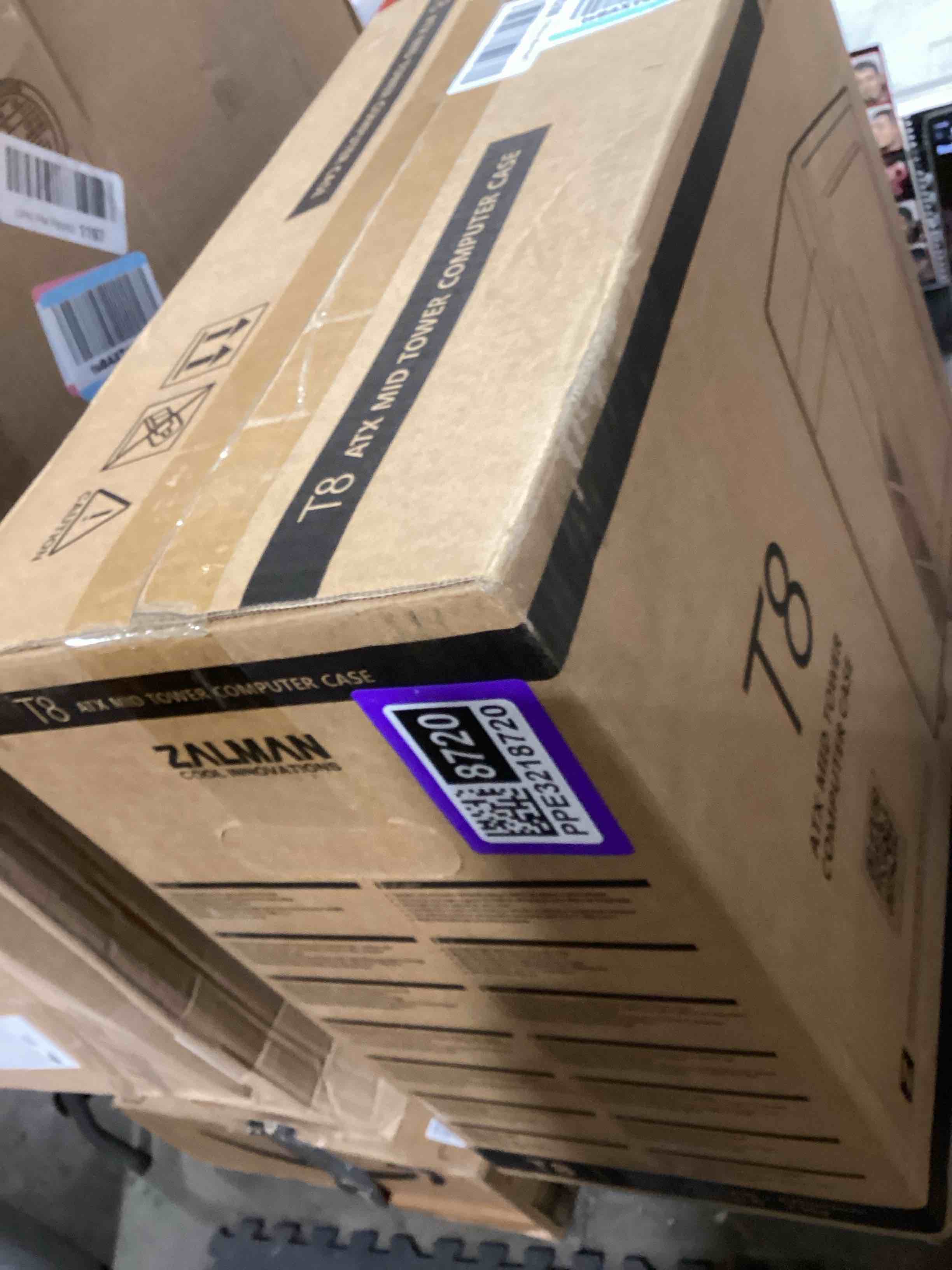 Condition photo showing Good Condition for Zalman T8 Mid-Tower ATX PC Case – Spectrum RGB Lighting Strip with Control Button, 5.25” ODD Support, USB 3.0, Preinstalled 120mm Rear Fan