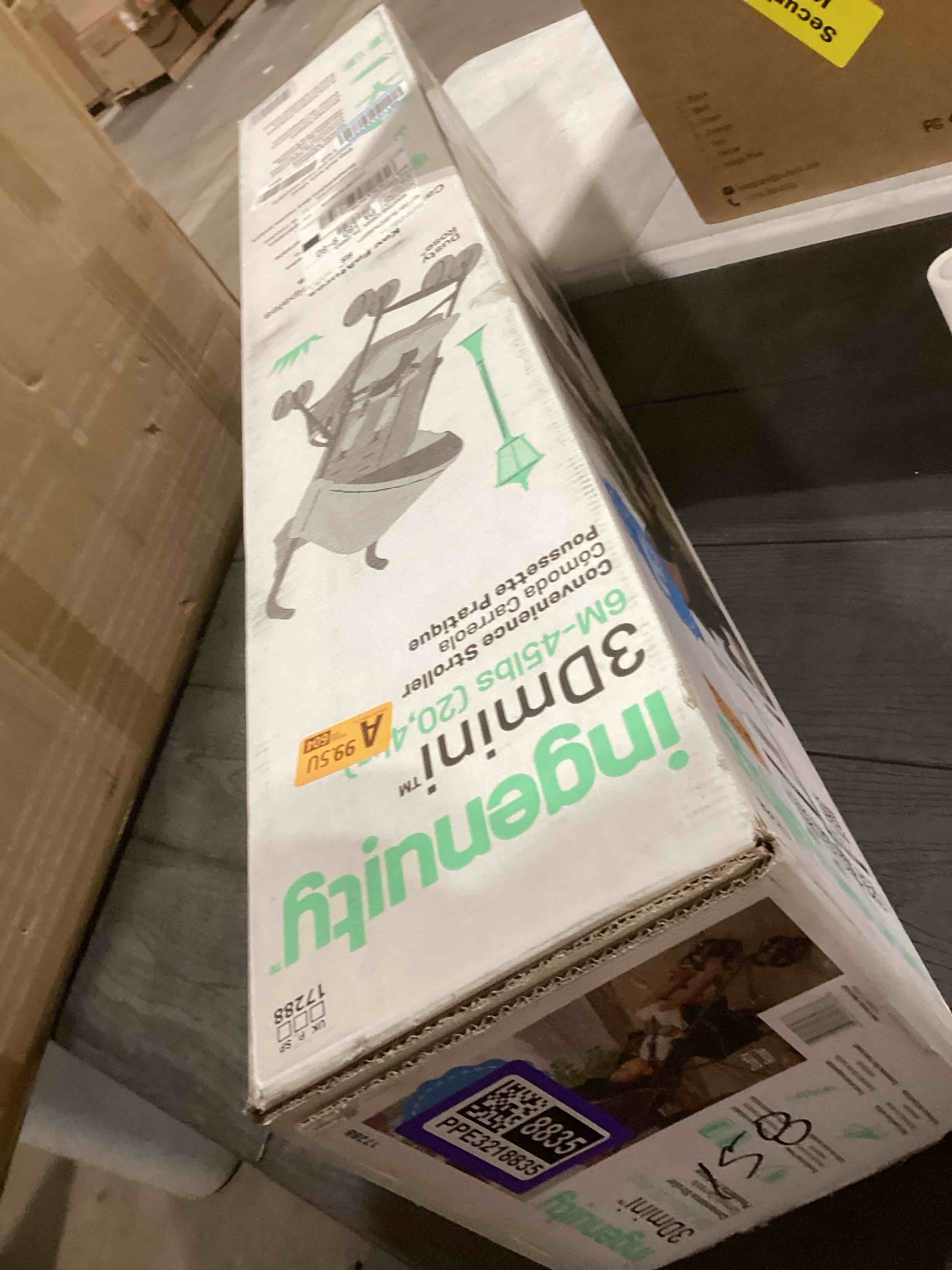 Condition photo showing Good Condition for Ingenuity 3D Mini Convenience Stroller – Lightweight Stroller, Compact Fold, Multi-Position Recline, Canopy with Pop Out Sun Visor and More – Umbrella Stroller for Travel, Dusty Rose Pink