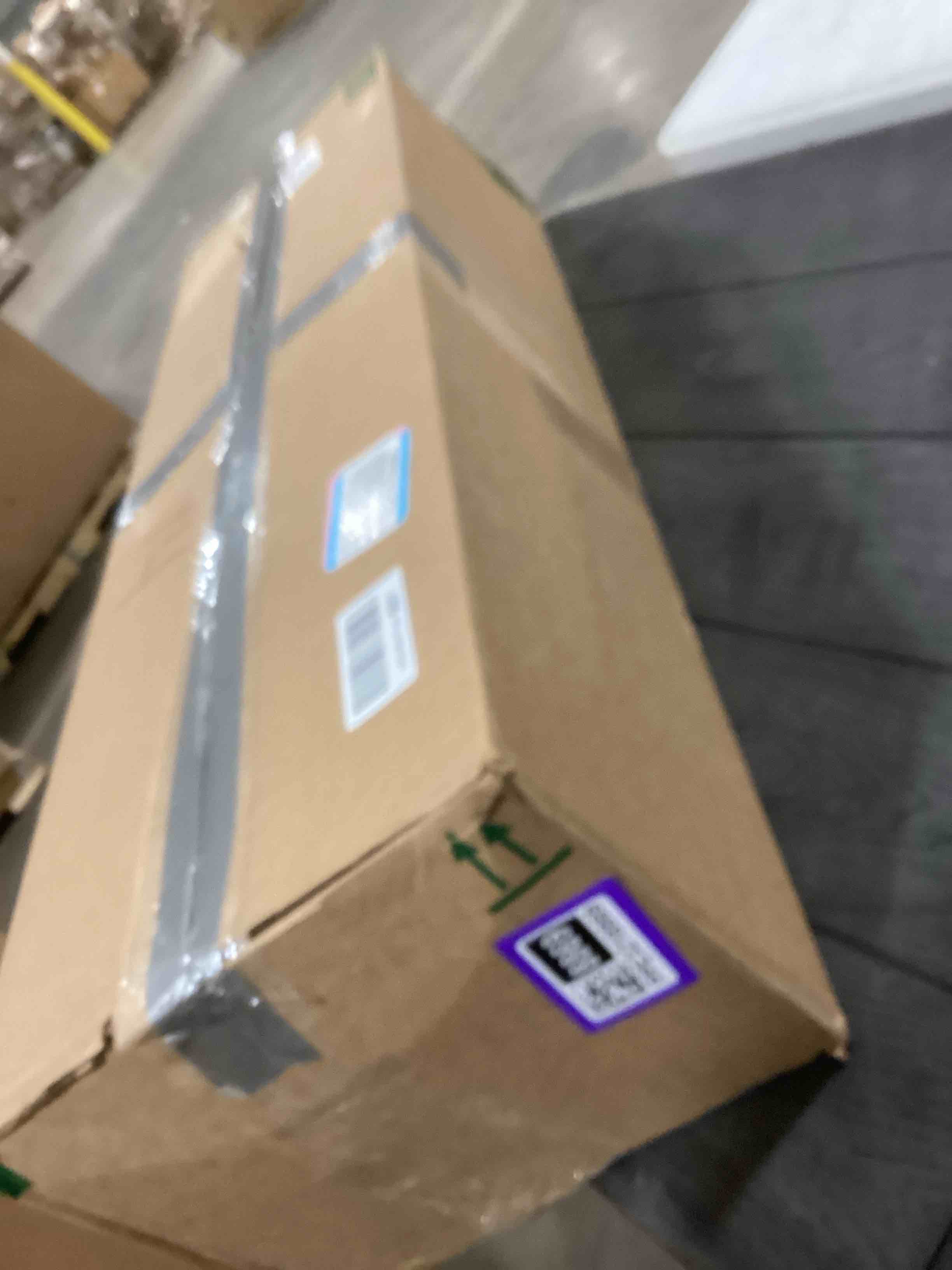 Condition photo showing As Is for Drywall Sander, 1000W Popcorn Ceiling Removal Tool, Automatic Drywall Sander with Vacuum Dust Collection, LED Light, 6 Variable Speed 800-2200RPM,15Pcs Sanding Discs, Foldable & Extendable Handle Orange Red