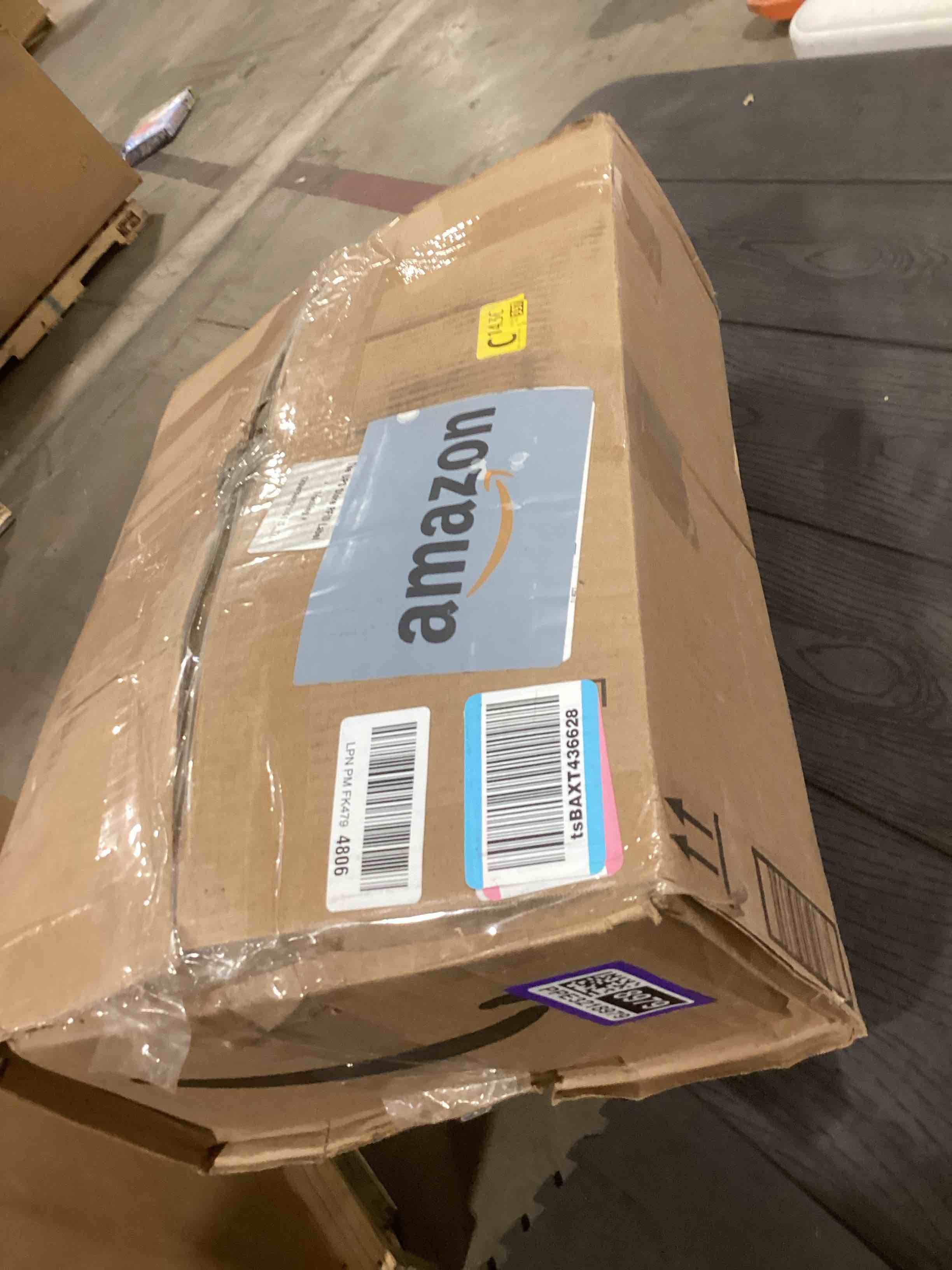 Condition photo showing As Is for Hamilton Beach 7-Quart Portable Slow Cooker Serves 8+, Dishwasher Safe Crock, Lid Latch Strap for Travel, Brushed Silver Brushed Silver 7 Quarts