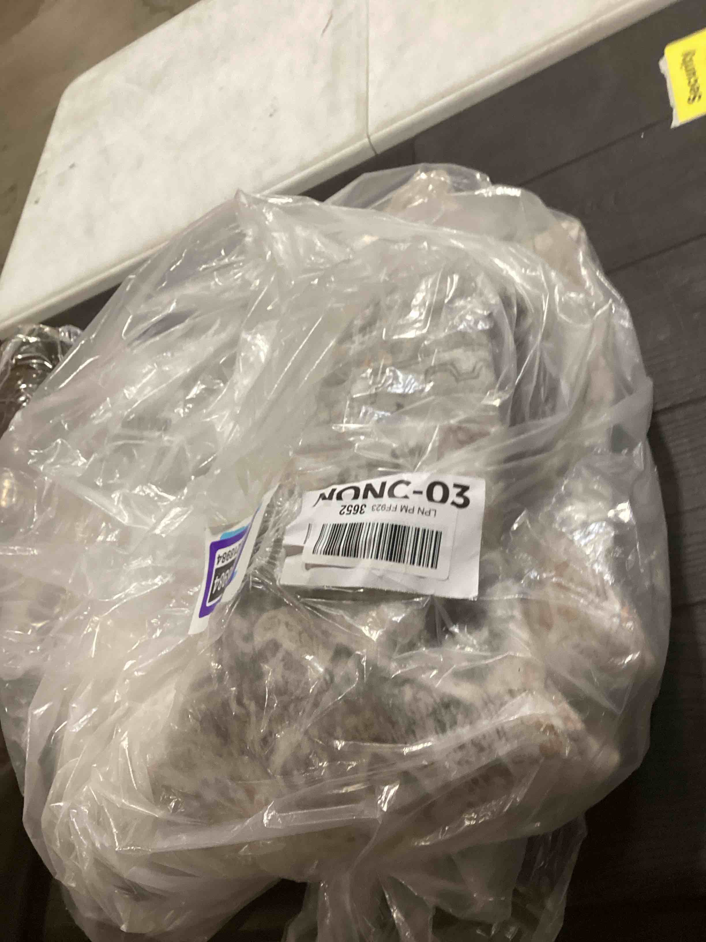 Condition photo showing Good Condition for GENIMO Runner Rug 3x10, Non Slip Vintage Hallway Runner Rugs, Low Pile Lightweight Machine Washable Mat for Hallway, Entryway, Bedroom, Kitchen and Corridor, Light Taupe Brown Taupe 3' x 10' (Rectangular)