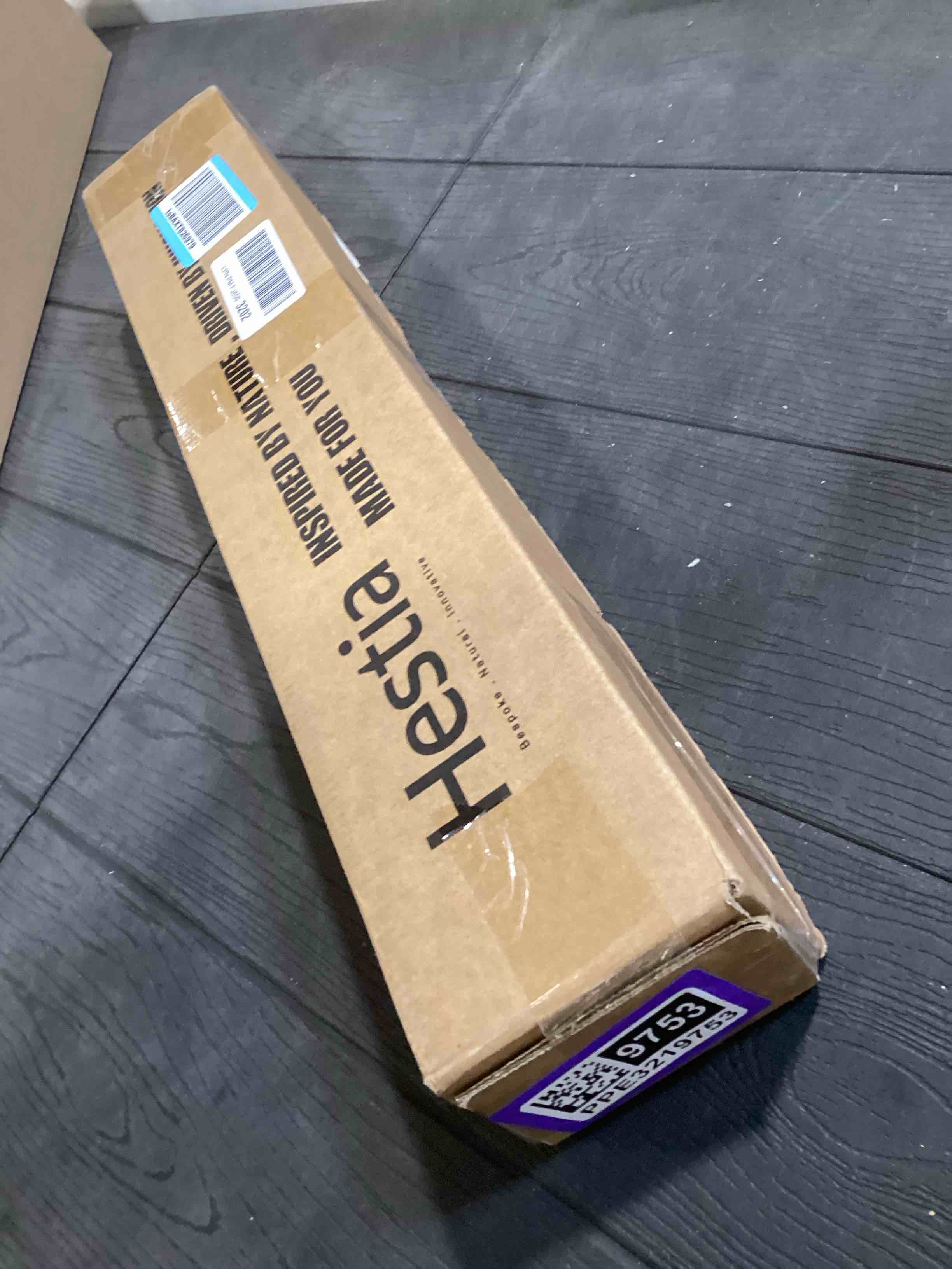 Condition photo showing Good Condition for HESTIA No Drill Cordless Blackout Roller Shades Screwless Waterproof Shower Window Blinds, Auto-Retraction Easy Install Blind for Bathroom/Kitchen/Office/Exterior, Grey, 22" W x 54" H 22"W x 54"H Harbor Mist