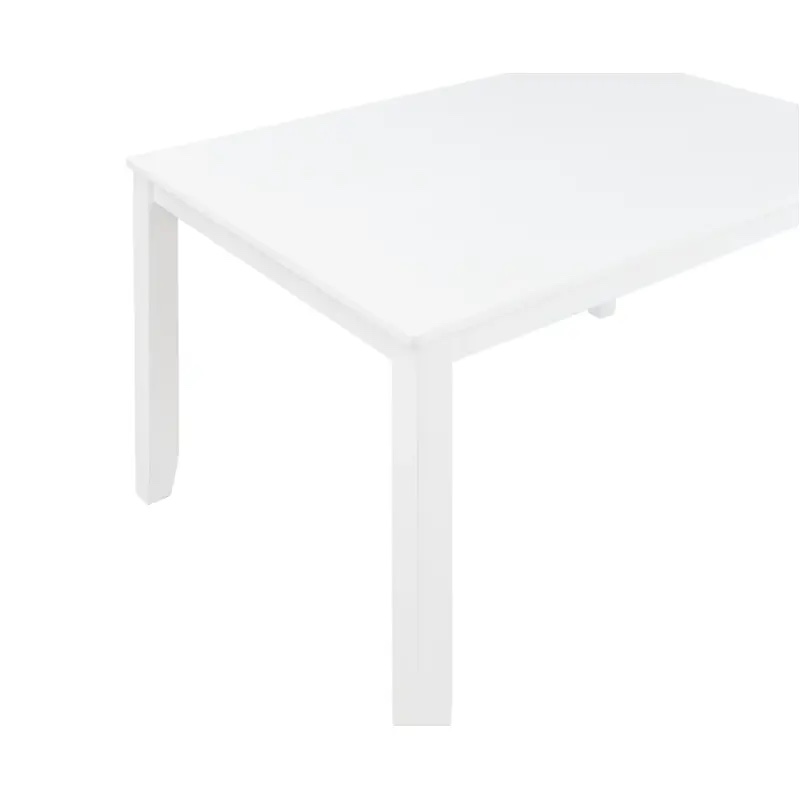 D5030-50s-Wht New Classic Furniture Trellis 5 Pc Rectangular Dining Set, Table And 4 Chairs - White ( incomplete only legs ) 
