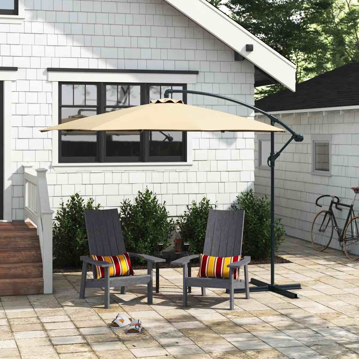 Chalone 95" Solid Octagon Cantilever Umbrella