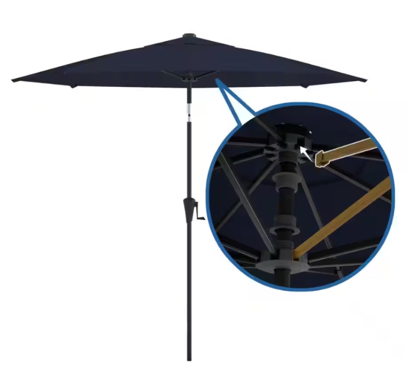 above - oneclick 2 9 feet market umbrella - navy