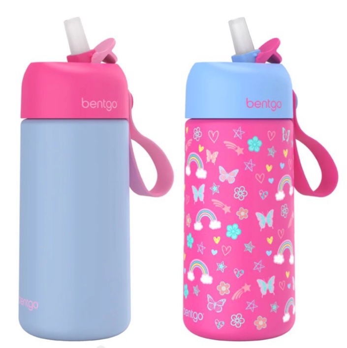bentigo kids stainless steel insulated water bottle set