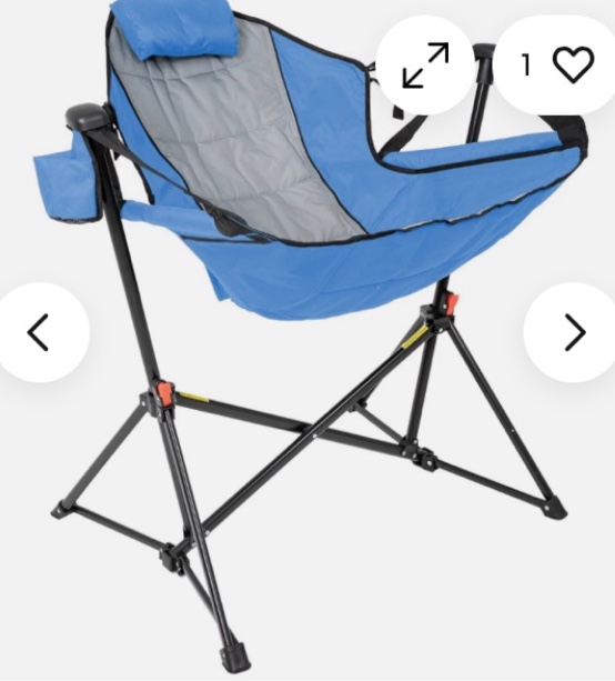 member's mark swing lounger camp chair