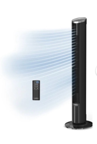 Lasko 42" Oscillating 12-Speed DC Tower Fan with Remote, TDC425