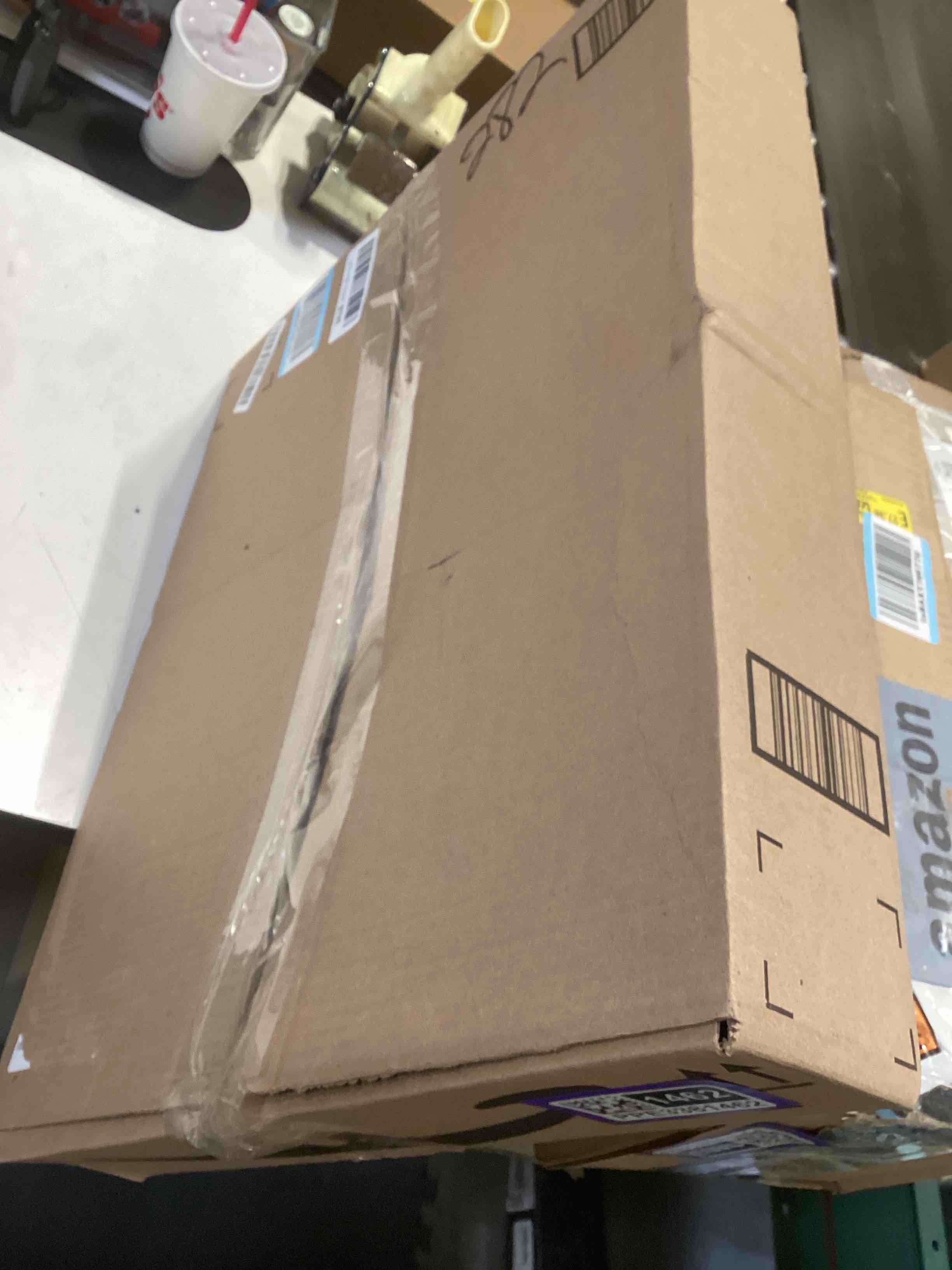 Condition photo showing As Is for fc16t9 40 watt and fc12t9 32w set 6500k, 16 inch t9 40w circline light bulbs, 12 inch 32w circular fluorescent round bulb cri 80, dl 4700 lumen g10q t9 32+40w d/l