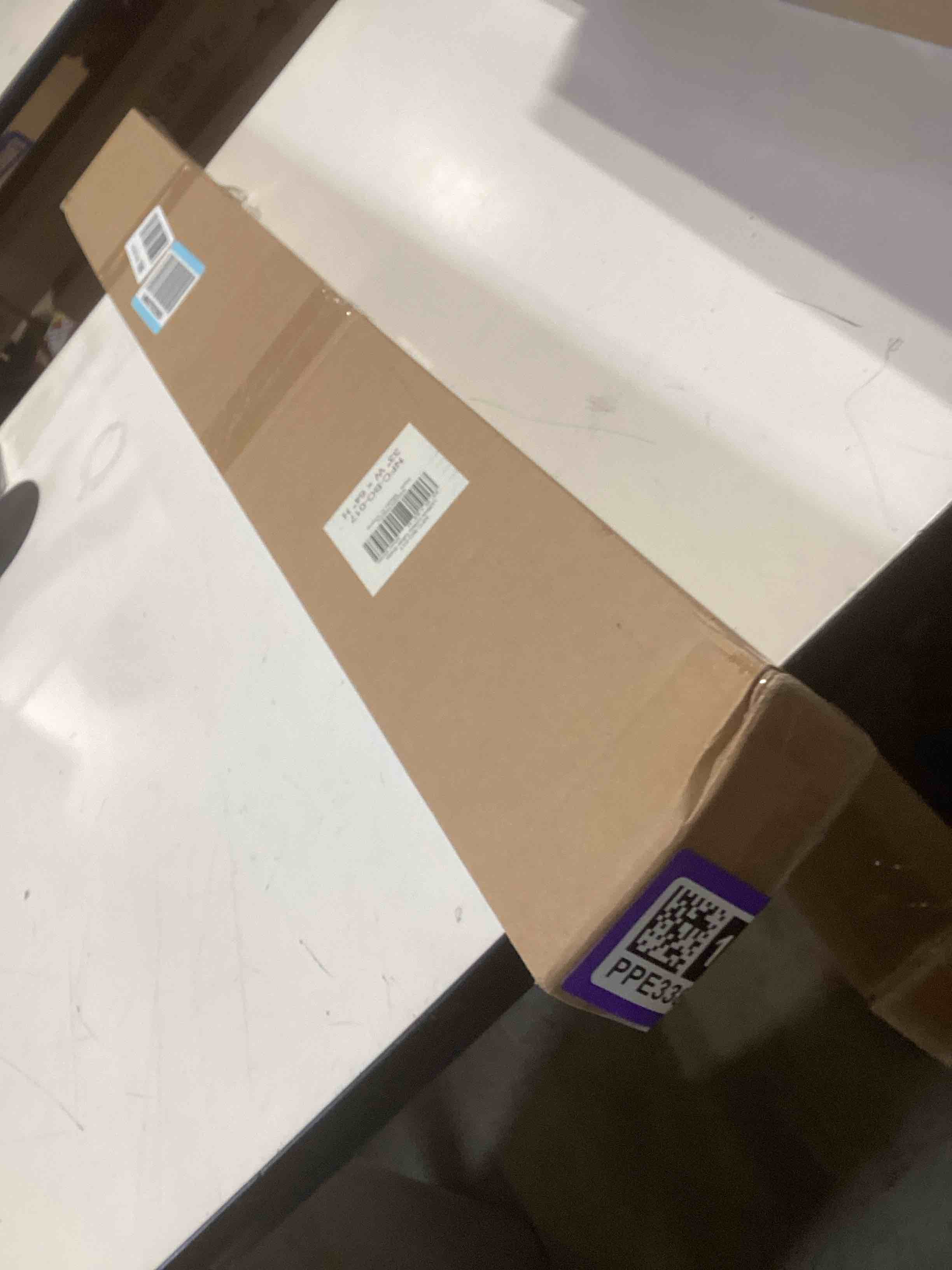 Condition photo showing Good Condition for lazblinds cordless cellular shades, no tools no drill blackout honeycomb shades pleated blinds for windows, 33" w x 64" h, silver white blackout-silver white 33'' w x 64'' h