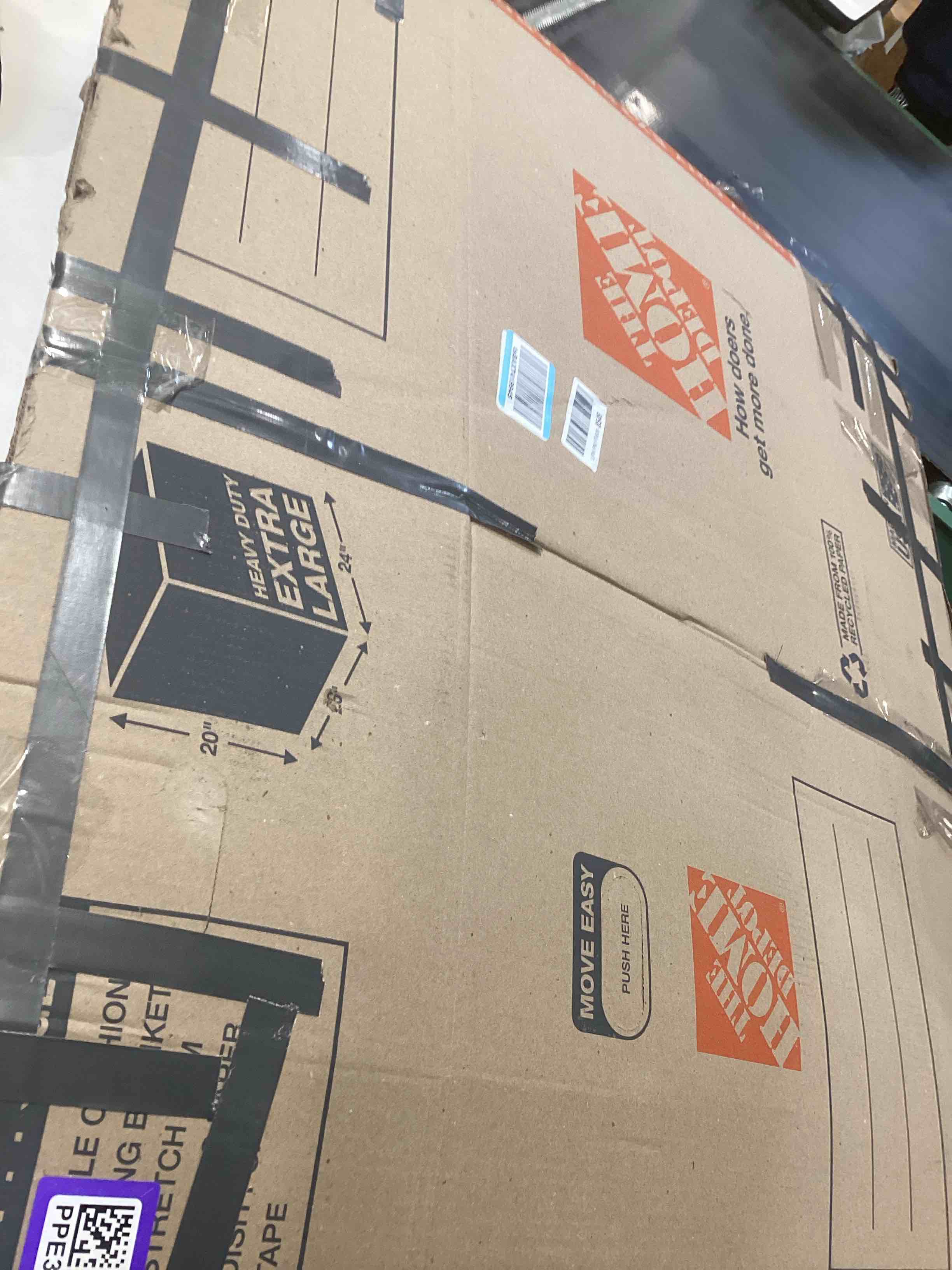 Condition photo showing As Is for WOHOMO Folding Desk, Small Foldable Desk 31.5" for Small Spaces, Space Saving Computer Table Writing Workstation for Home Office, Easy Assembly, Oak Small Size:31.5 x 15.7 Beige