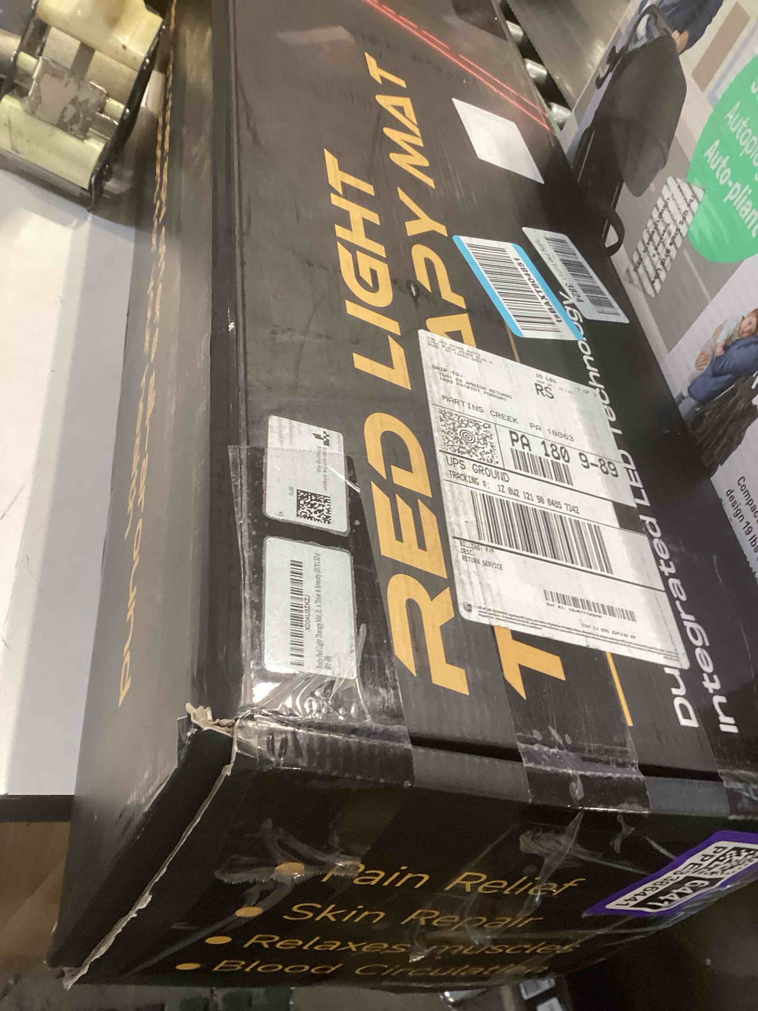 Condition photo showing As Is for Red Light Therapy Mat, 2in1 LEDs (660nm& 850nm) Red Light Therapy Blanket, Premium Material, Adjustable Timer & Intensity (210 LEDs) 15” x 33.4”