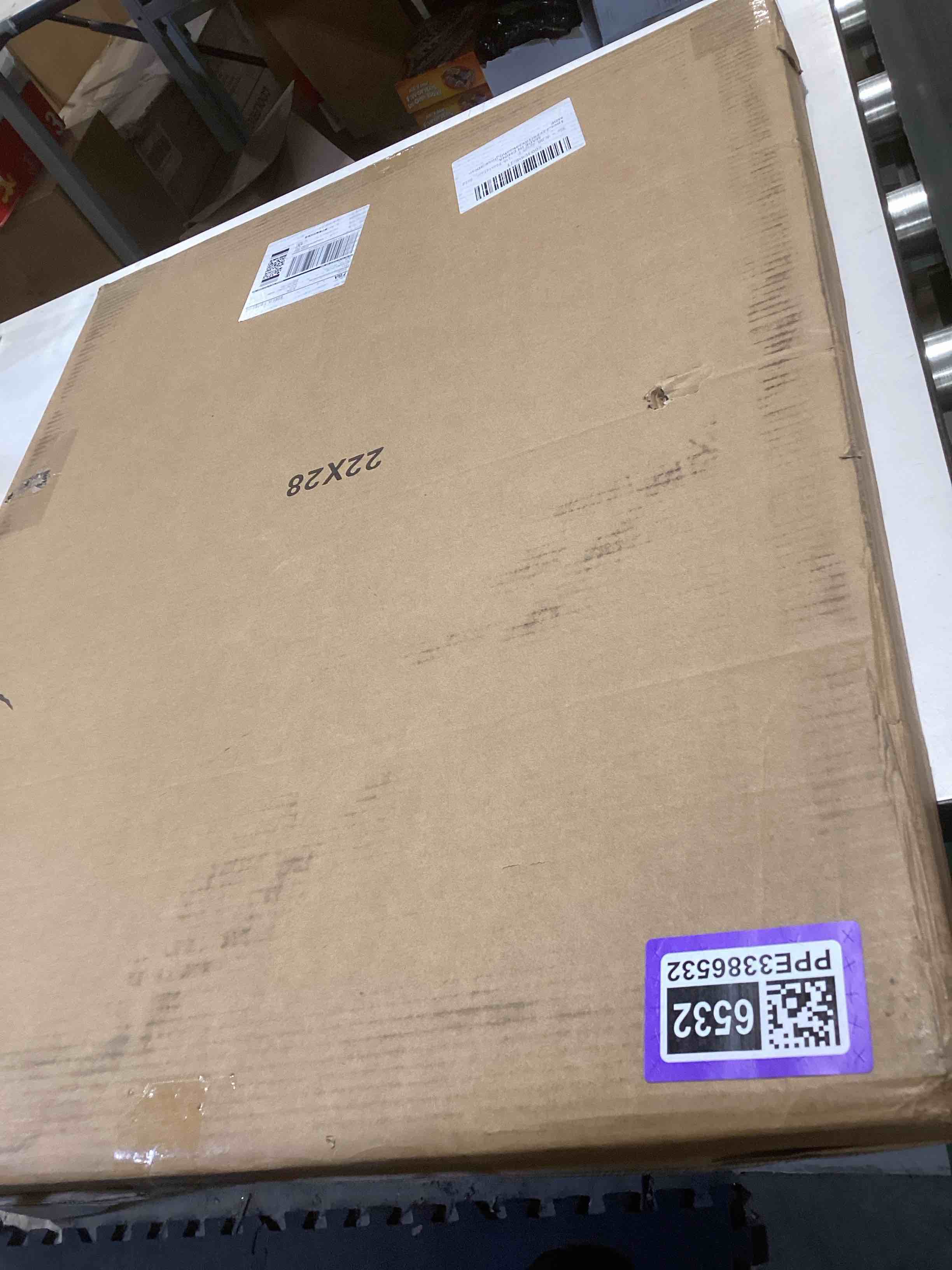 Condition photo showing Good Condition for JCJMY 22x28 Picture Frame with 18x24 Mat, Display Photo 18x24 with Mat or 22 x 28 Without Mat, Wall Hanging Large 22 by 28 Poster Frame with Plexiglass, Gold Gold 22x28 inch