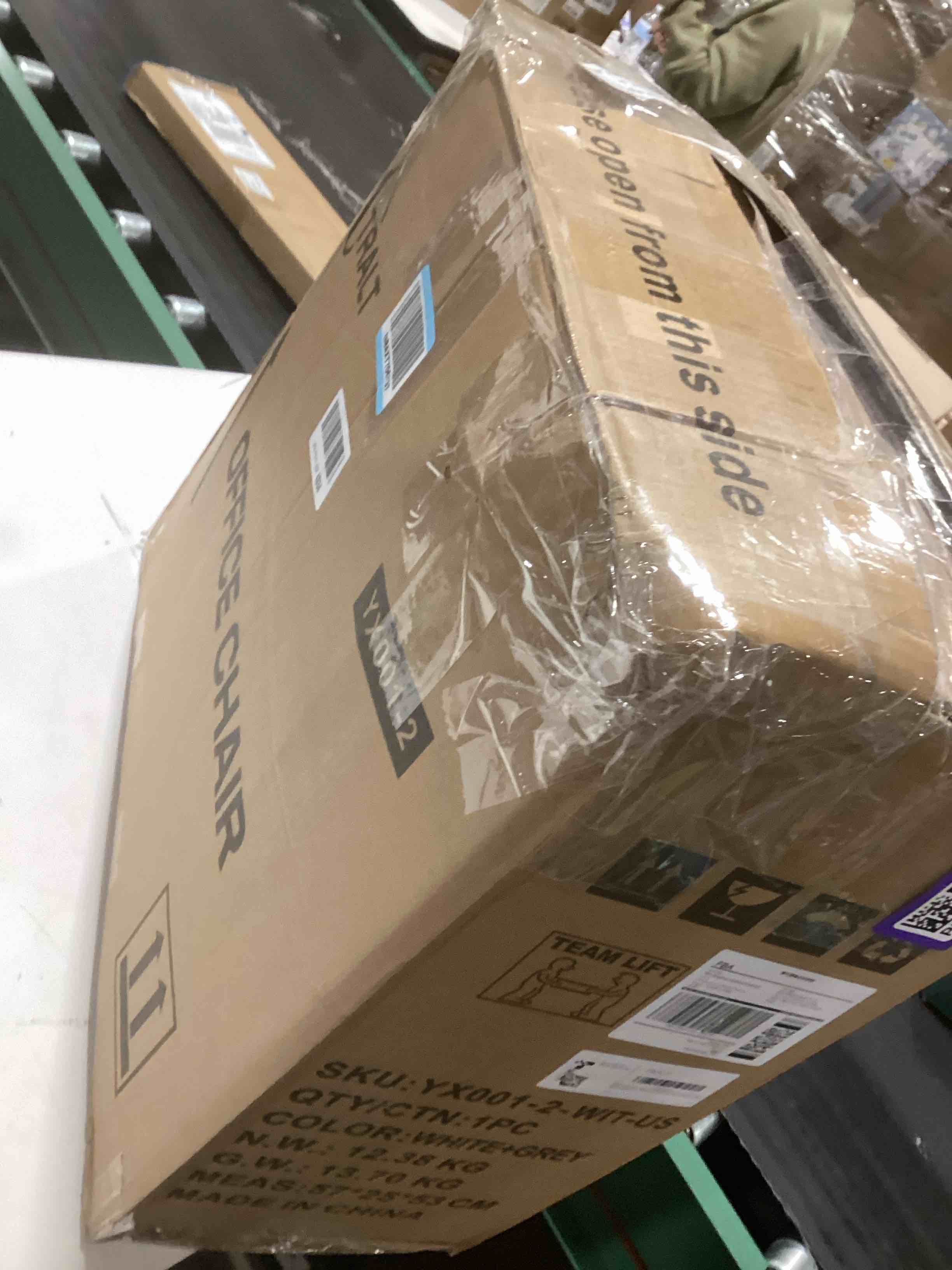 Condition photo showing As Is for TRALT Office Chair - Ergonomic Desk Chair with Adjustable Lumbar Support, Mesh Computer Chair, Executive Chairs for Home Office Comfortable Lumbar Support (White)