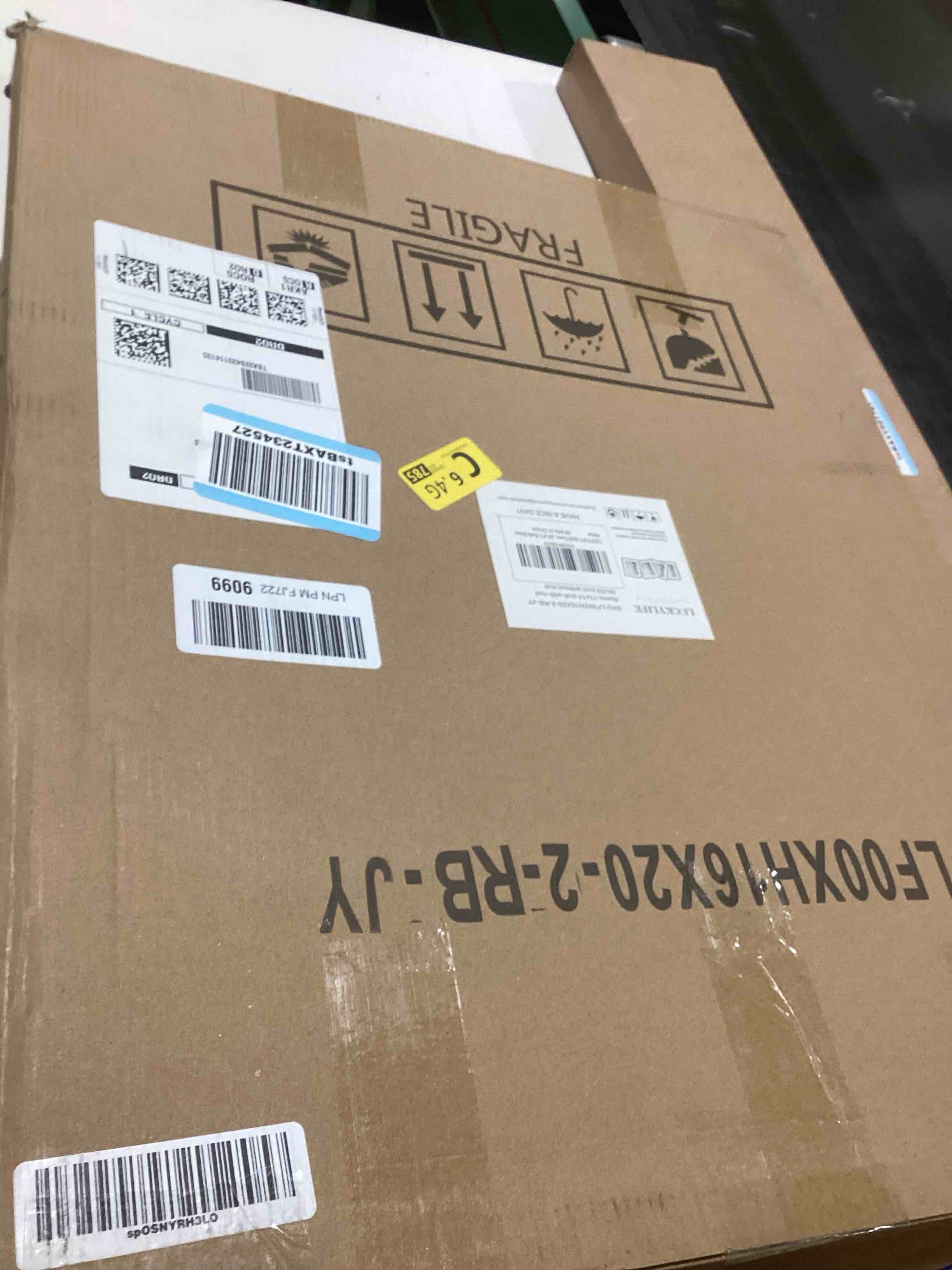 Condition photo showing Good Condition for LUCKYLIFE 16x20 Frames, Picture Frames for Wall, Display Pictures 11x14 with Mat or 16x20 without Mat, Pack of 2, Rustic Brown Brown 16x20