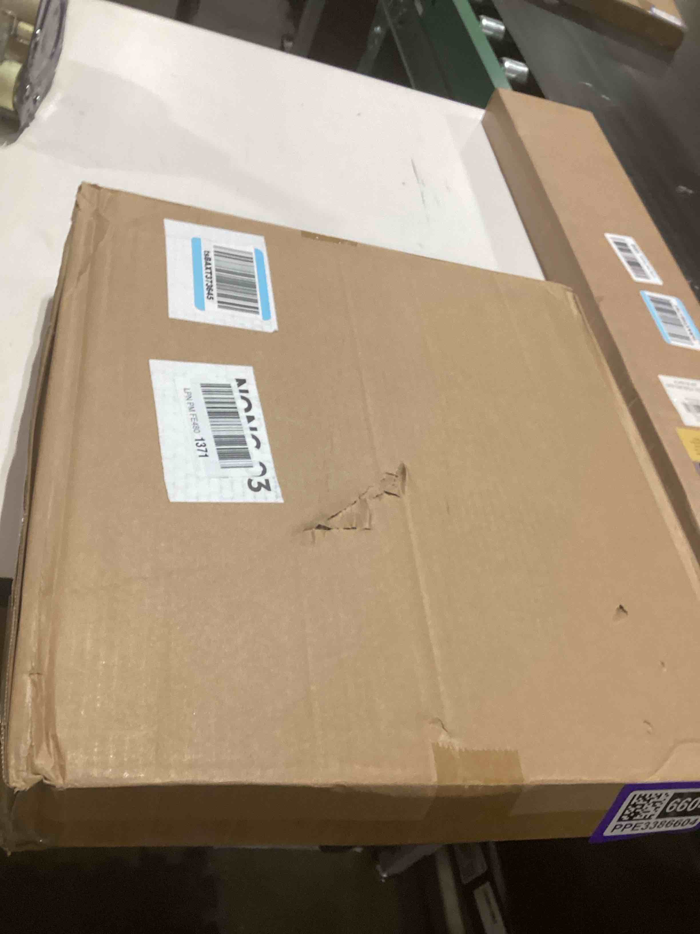 Condition photo showing Good Condition for 3 Piece Cake Stands Set 16'' 14'' 12'' Round Metal Cake Stands Cupcake Stand Riser Pastry Candy Display Plate for Dessert Table Wedding Event Birthday Anniversary Party (Black)