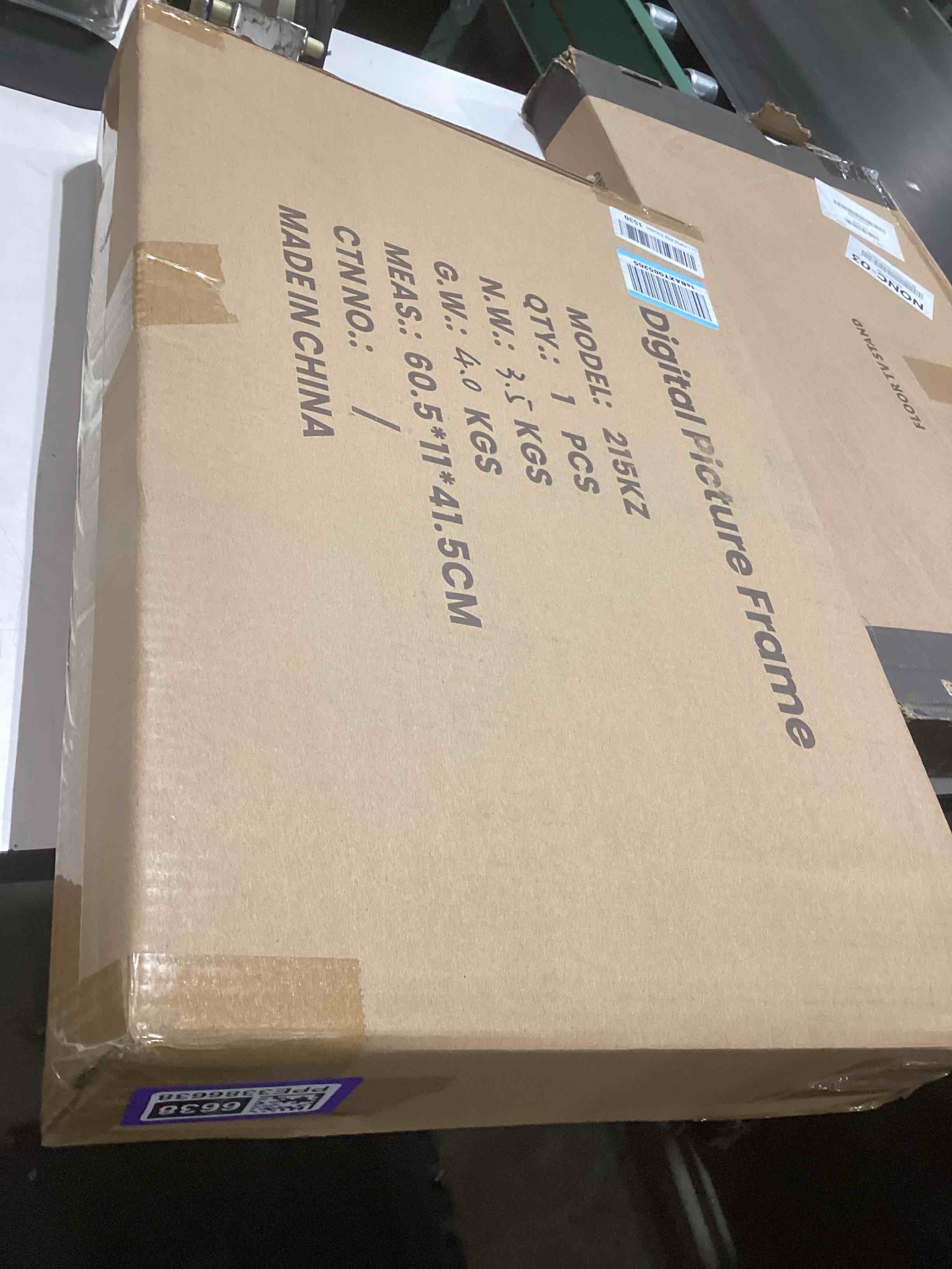 Condition photo showing As Is for FANGOR 21.5" Large Digital Picture Frame 64GB, WiFi Photo Frame 1920x1080 FHD IPS Display with Remote Control, Auto-Rotate, Wall Mounted, Share Photos/Videos Via Uhale App/USB/SD (No Touch Screen) 21.5 Inches