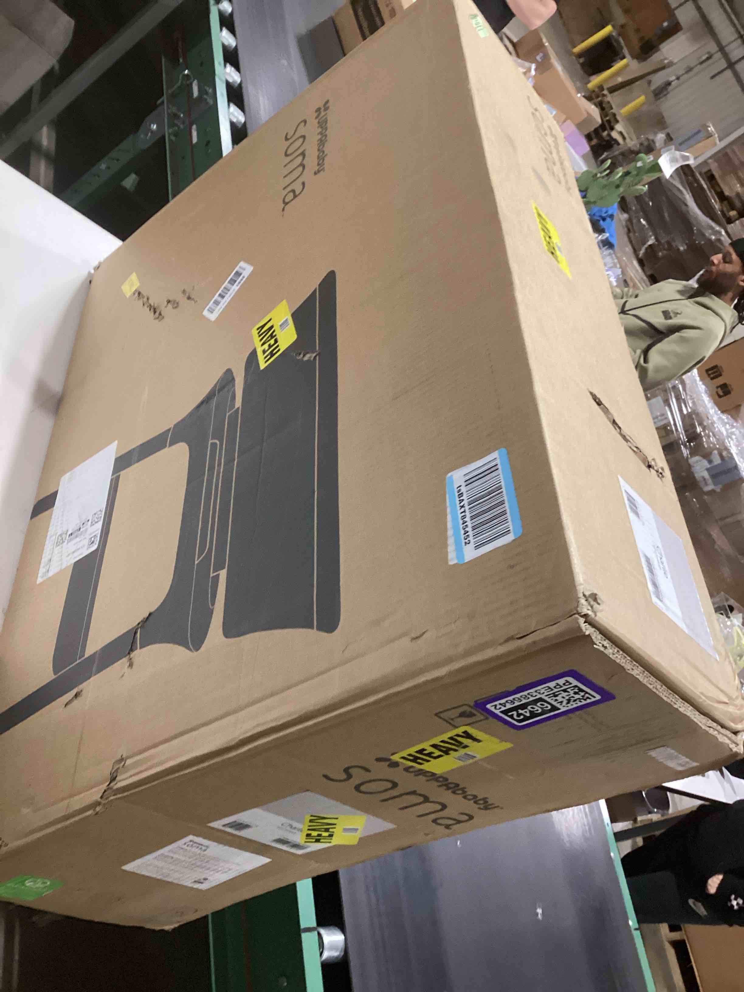 Condition photo showing Good Condition for UPPAbaby Soma Smart Bassinet – 5 motions + 5 speeds + 4 Sounds with MotionSync Technology – Height Adjustable – Included Mattress, Sheet + Storage Basket – Charlie (Sand Mélange)