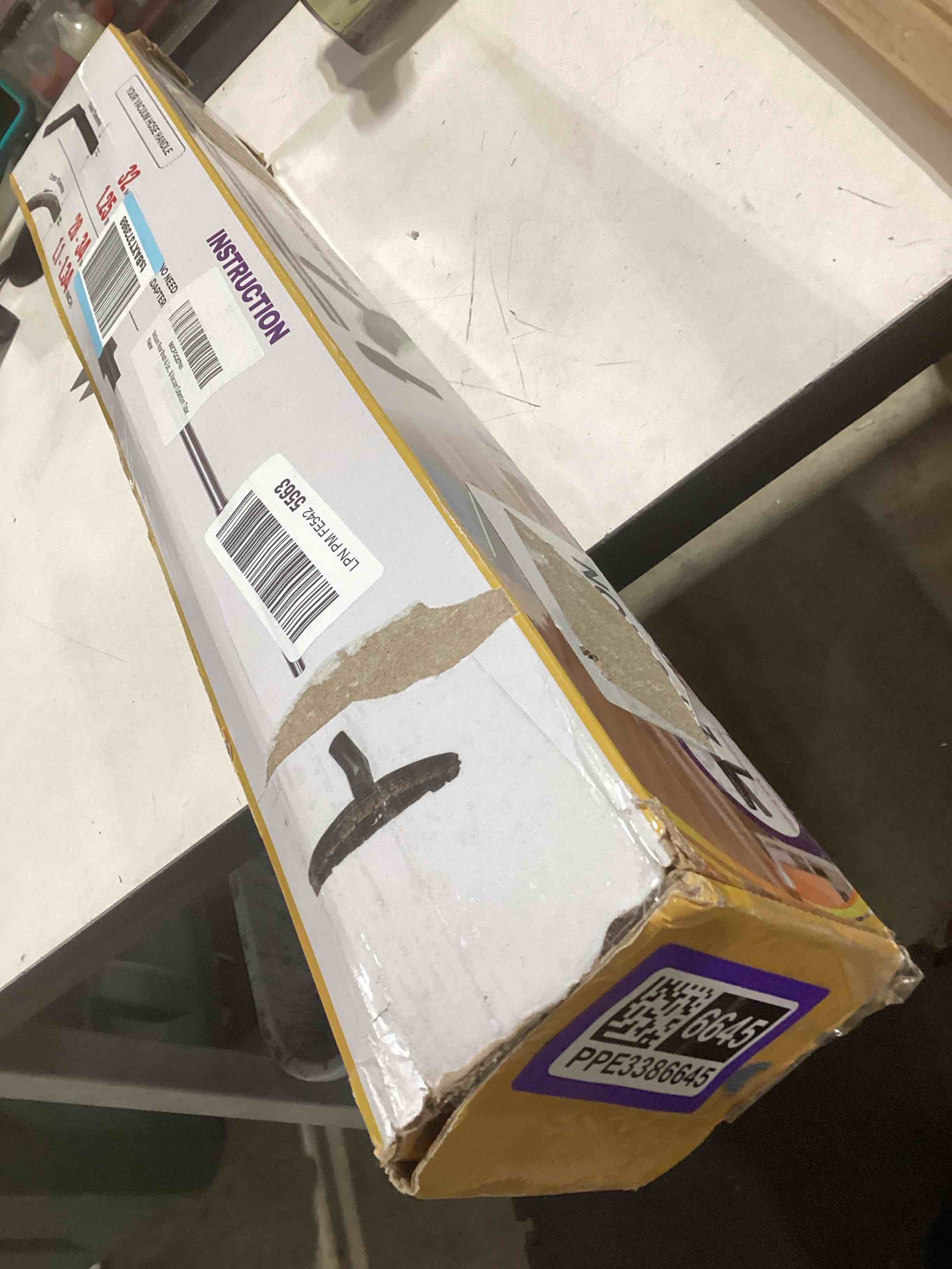 Condition photo showing As Is for Vacuum Floor Brush & Extension Wand for Vacuum Cleaners with 1 ¼ inch (1.25'') (32mm) Inner Diameter with Horse Hair Soft Bristles - Hardwood Floor Attachment & Vacuum Extension Tube Extension Wand + Floor Brush