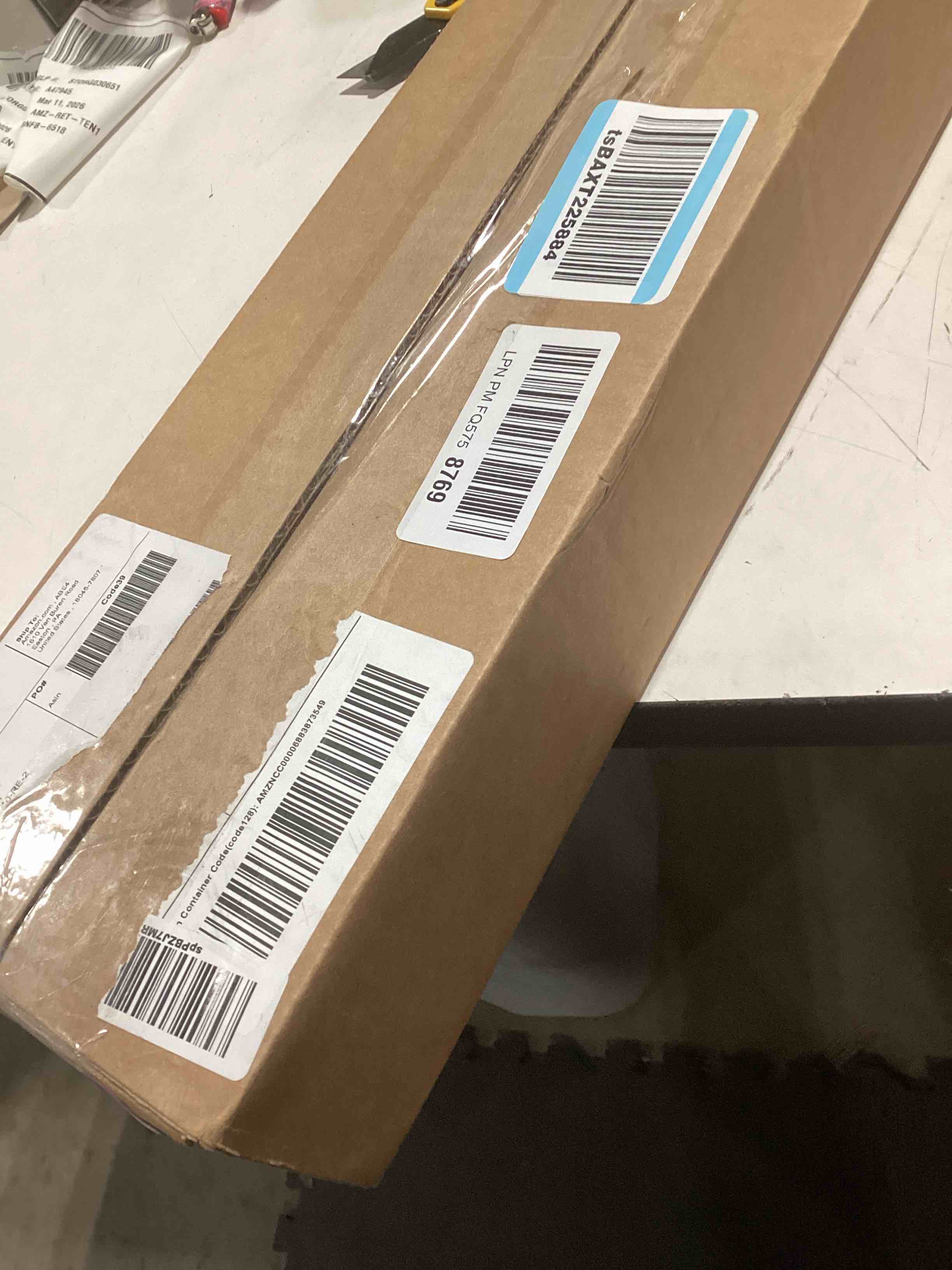 Condition photo showing Good Condition for Paclord 18" x 1200" (100 ft) Red Kraft Paper Roll (Value Pack of 2), 45 lbs Thickness, Made in USA C