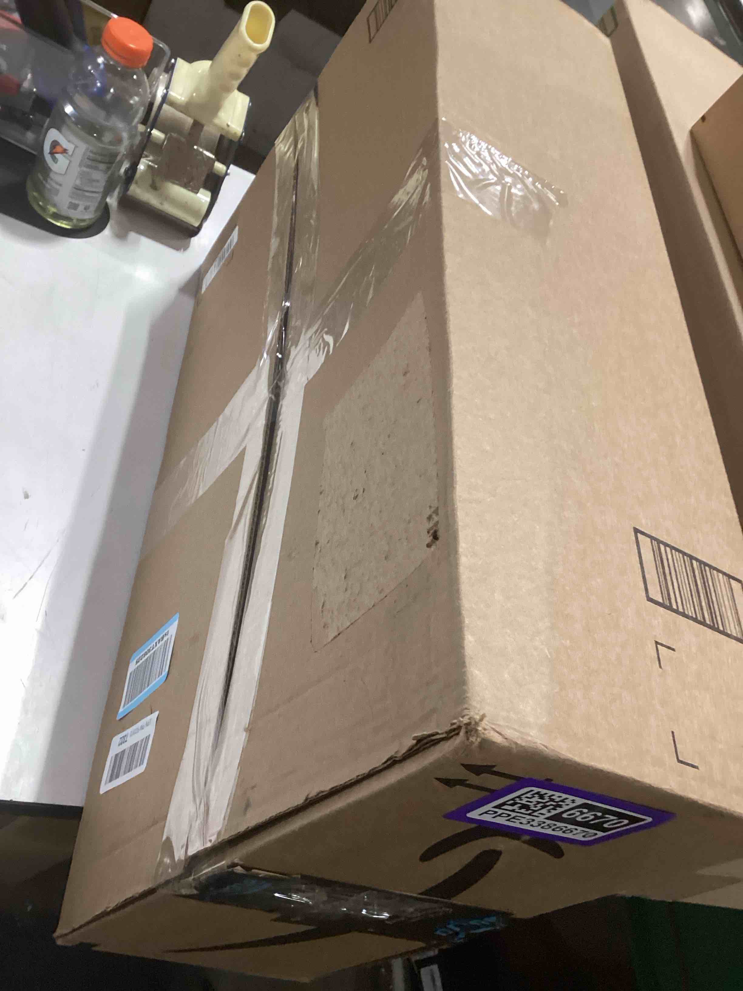 Condition photo showing Good Condition for Collapsible Dog Bath Tub for Small Dogs & Cats, Portable Puppy Bath Tub with Water Drain Plug, Space Saving Foldable Pet Bathtub for Indoor & Outdoor Use, Blue